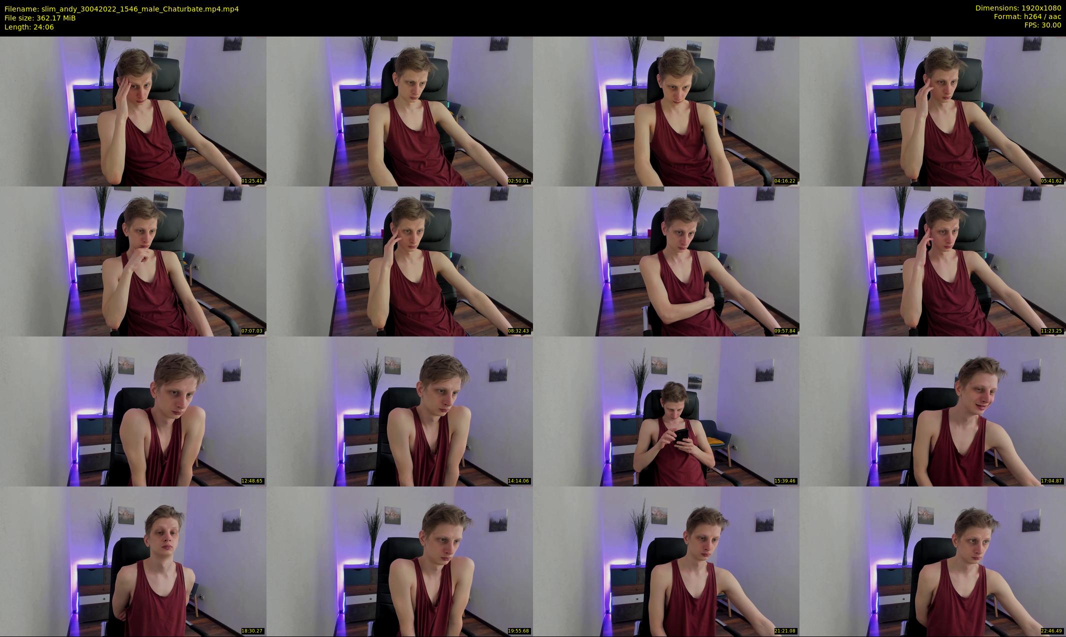slim_andy — 25 minute Chaturbate male cam show recording, 1080p, Apr 30, 2022