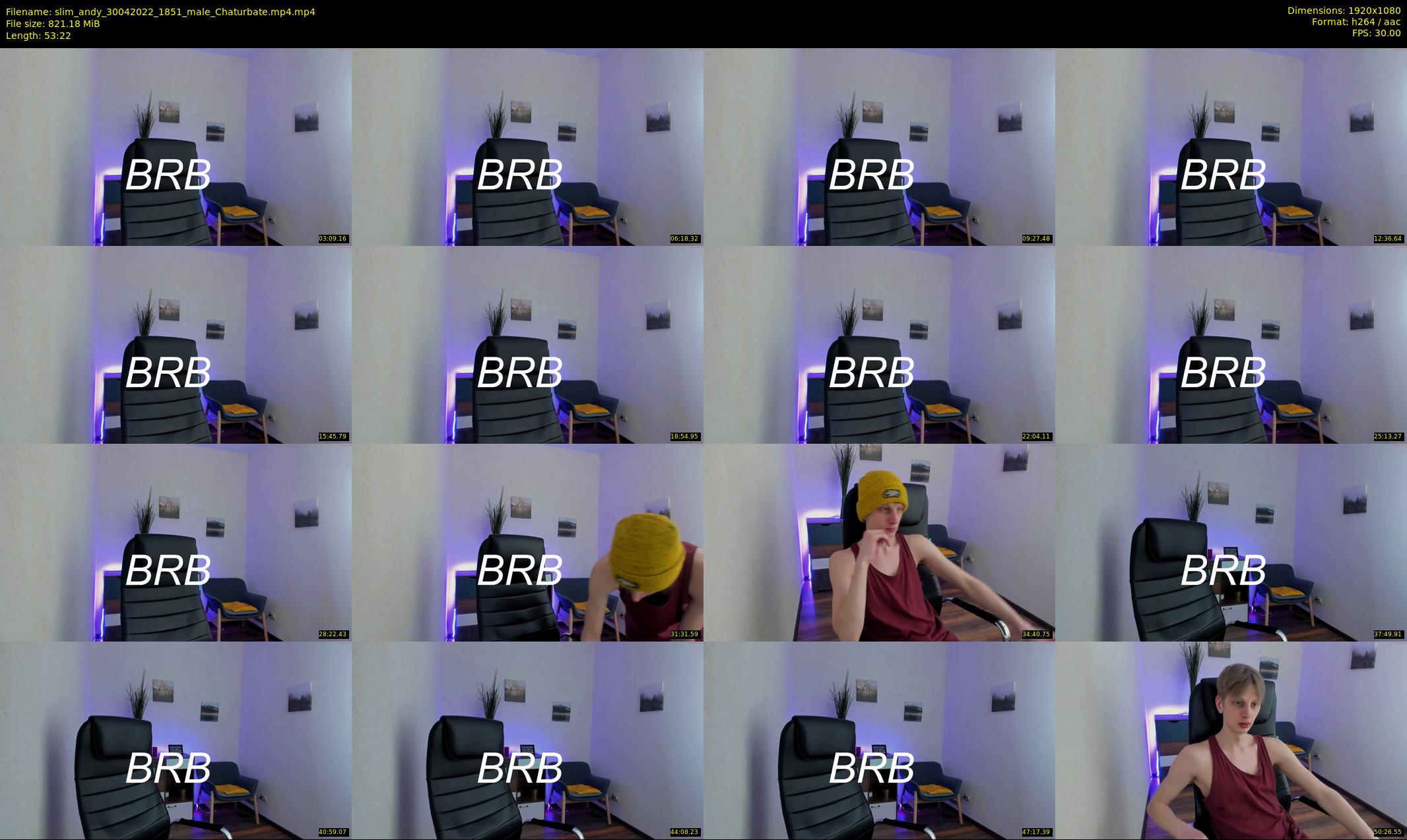 slim_andy — 54 minute Chaturbate male cam show recording, 1080p, Apr 30, 2022