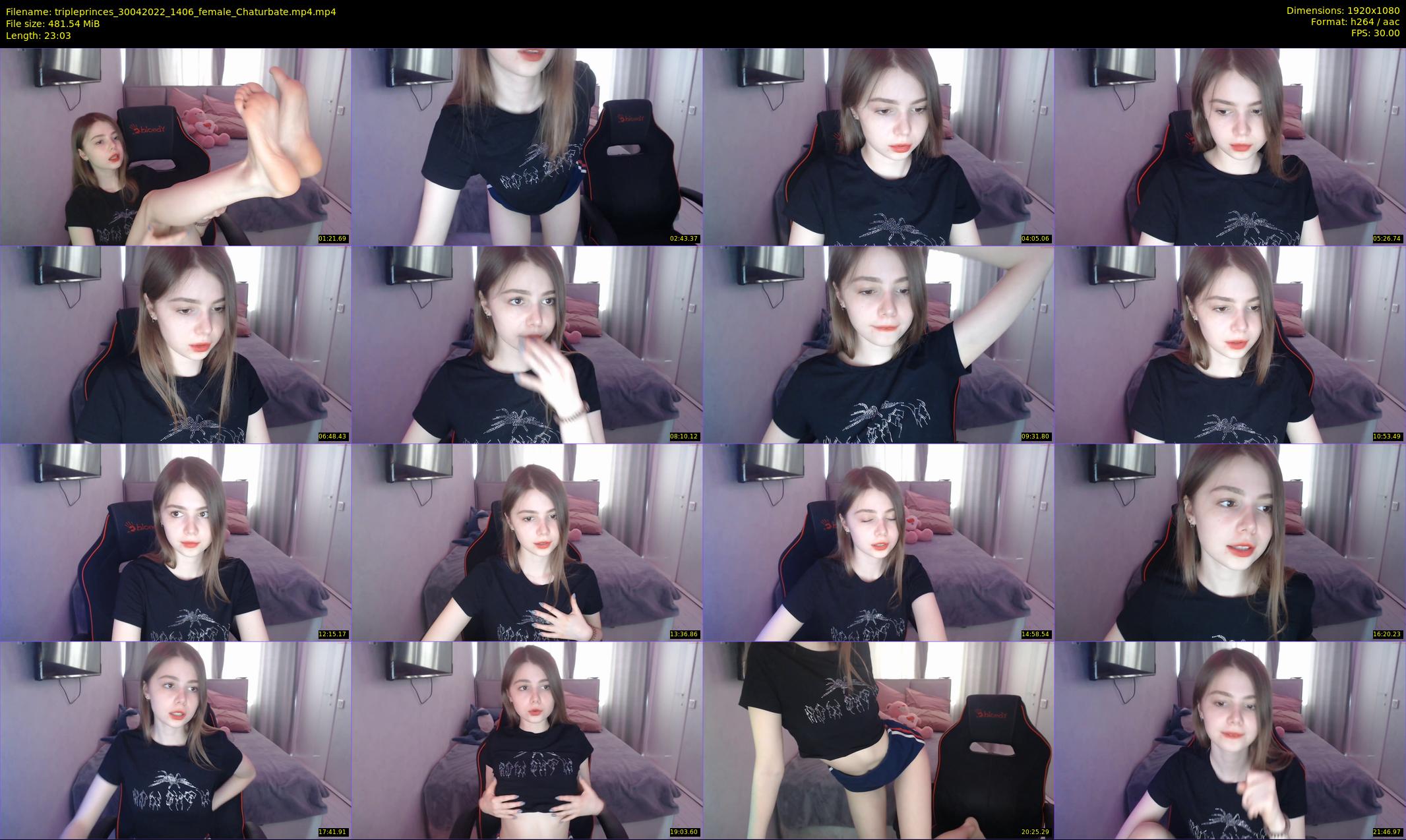 tripleprinces — 24 minute Chaturbate female cam show recording, 1080p, Apr 30, 2022