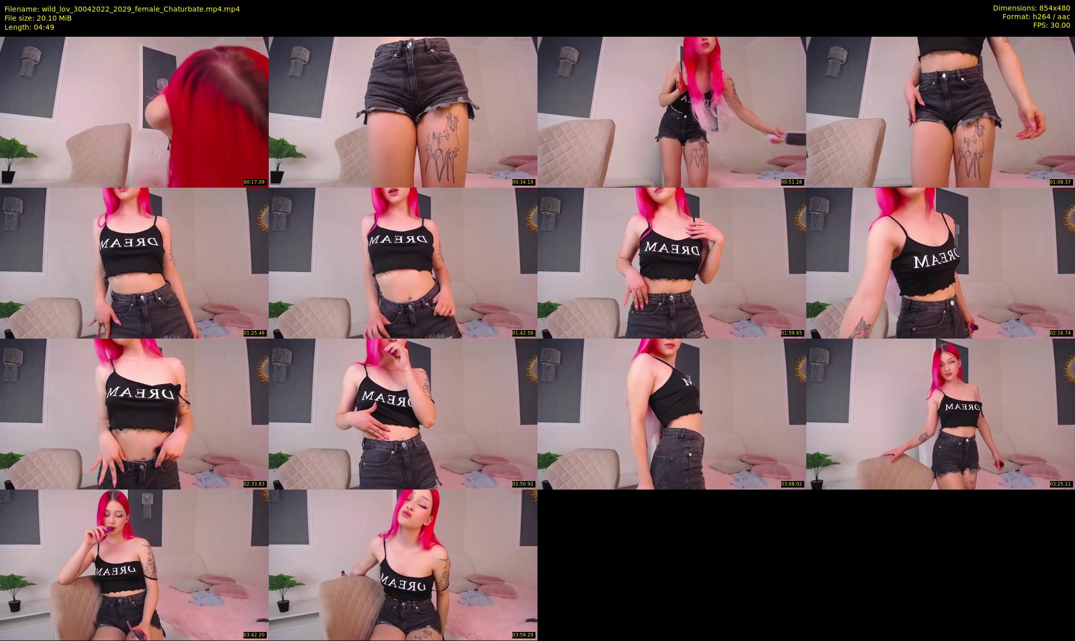wild_lov — 5 minute Chaturbate female cam show recording, 480p, Apr 30, 2022