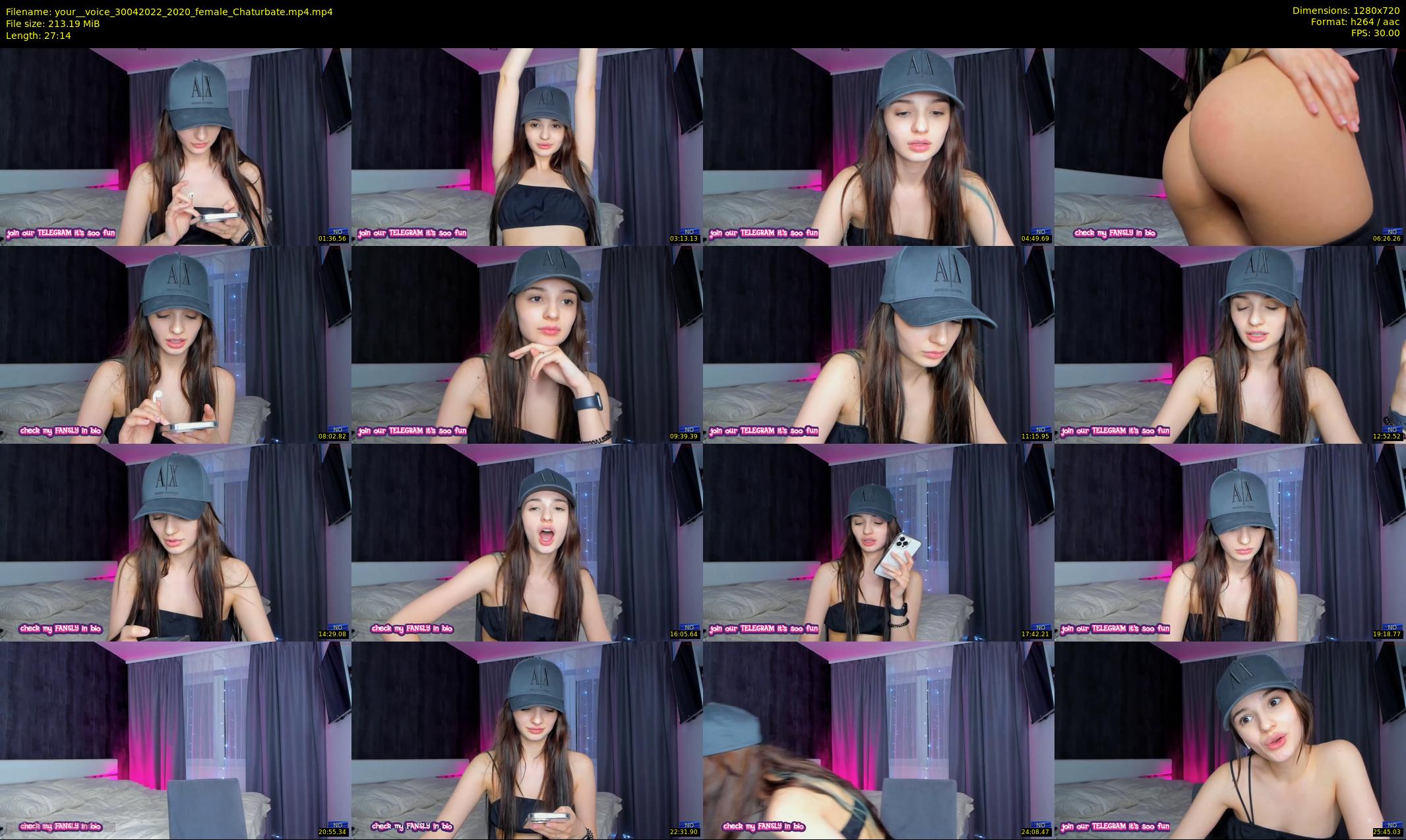 your__voice — 28 minute Chaturbate female cam show recording, 720p, Apr 30, 2022