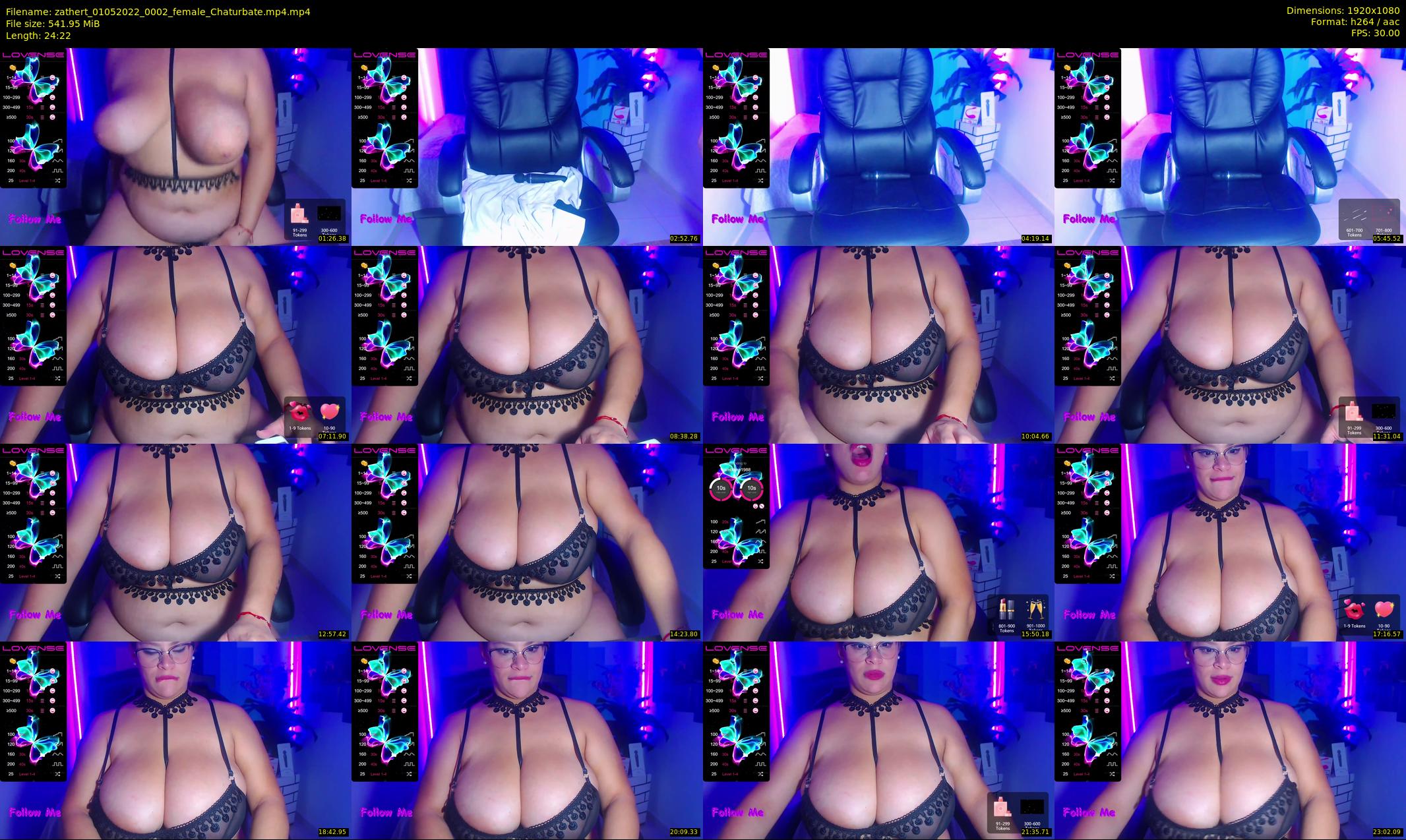 zathert — 25 minute Chaturbate female cam show recording, 1080p, May 1, 2022