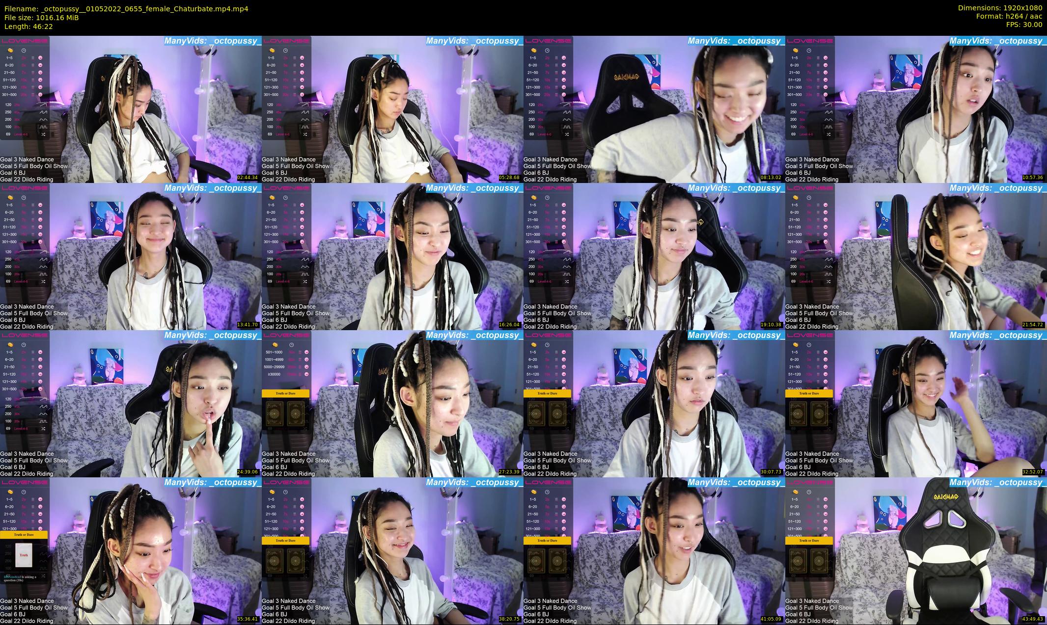_octopussy_ — 47 minute Chaturbate female cam show recording, 1080p, May 1, 2022