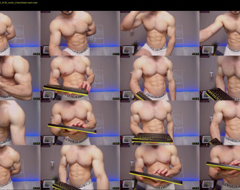 adam_muscle_ — 9 minute Chaturbate male cam show recording, 1080p, May 1, 2022