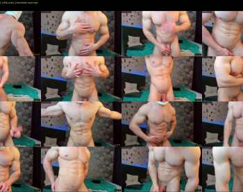 adam_muscle_ — 54 minute Chaturbate male cam show recording, 1080p, May 1, 2022