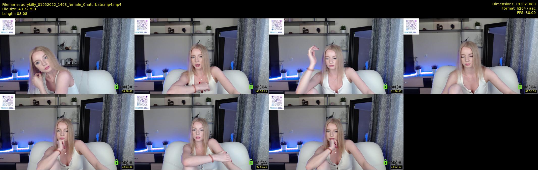 adrykilly — 9 minute Chaturbate female cam show recording, 1080p, May 1, 2022