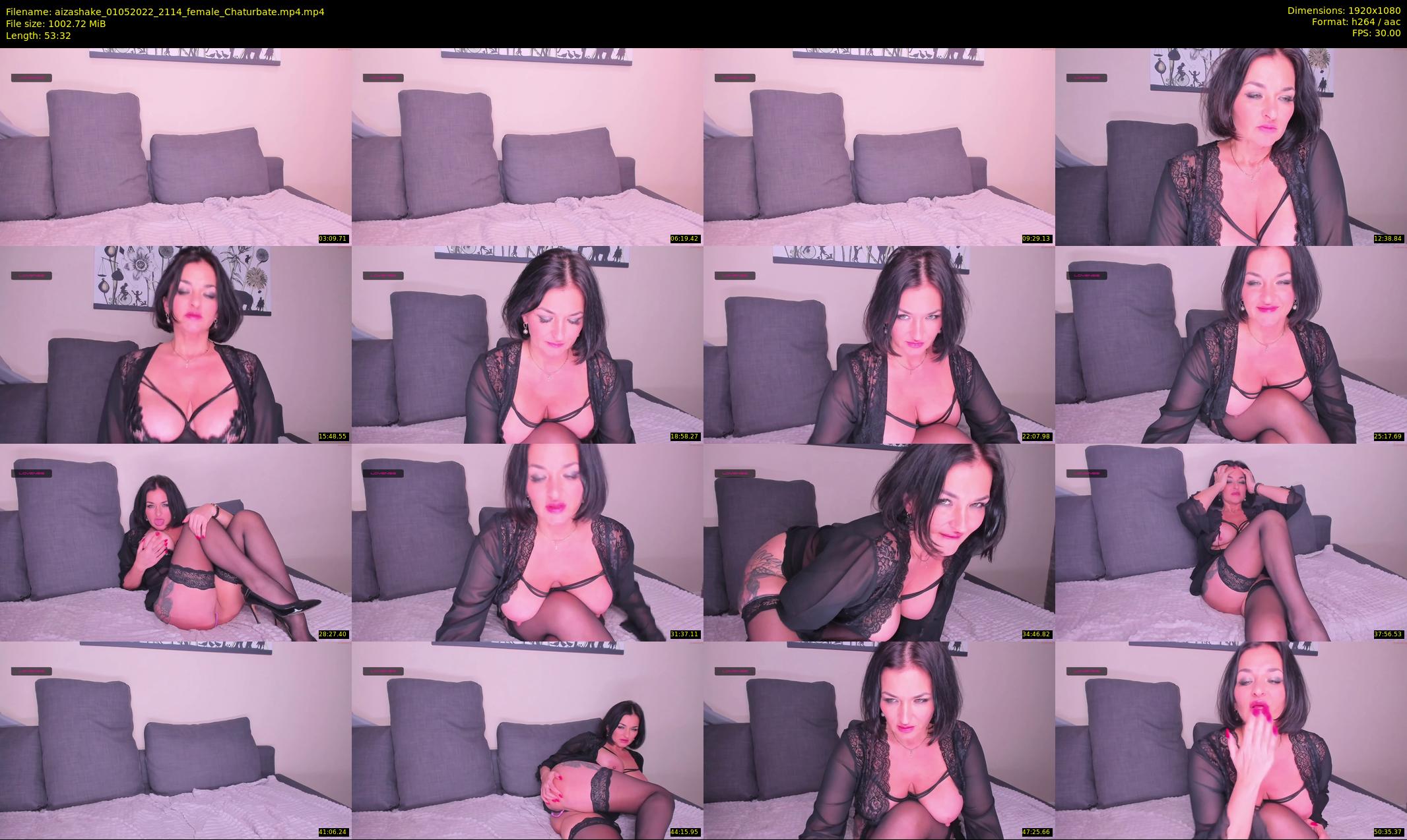 aizashake — 54 minute Chaturbate female cam show recording, 1080p, May 1, 2022