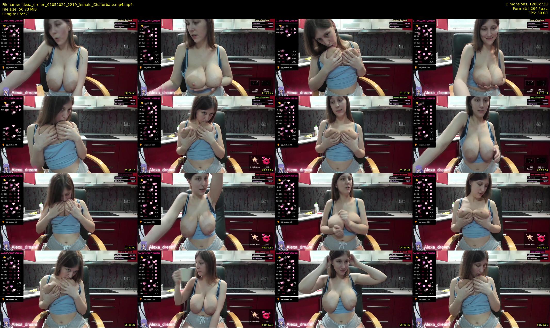 alexa_dream — 7 minute Chaturbate female cam show recording, 720p, May 1, 2022