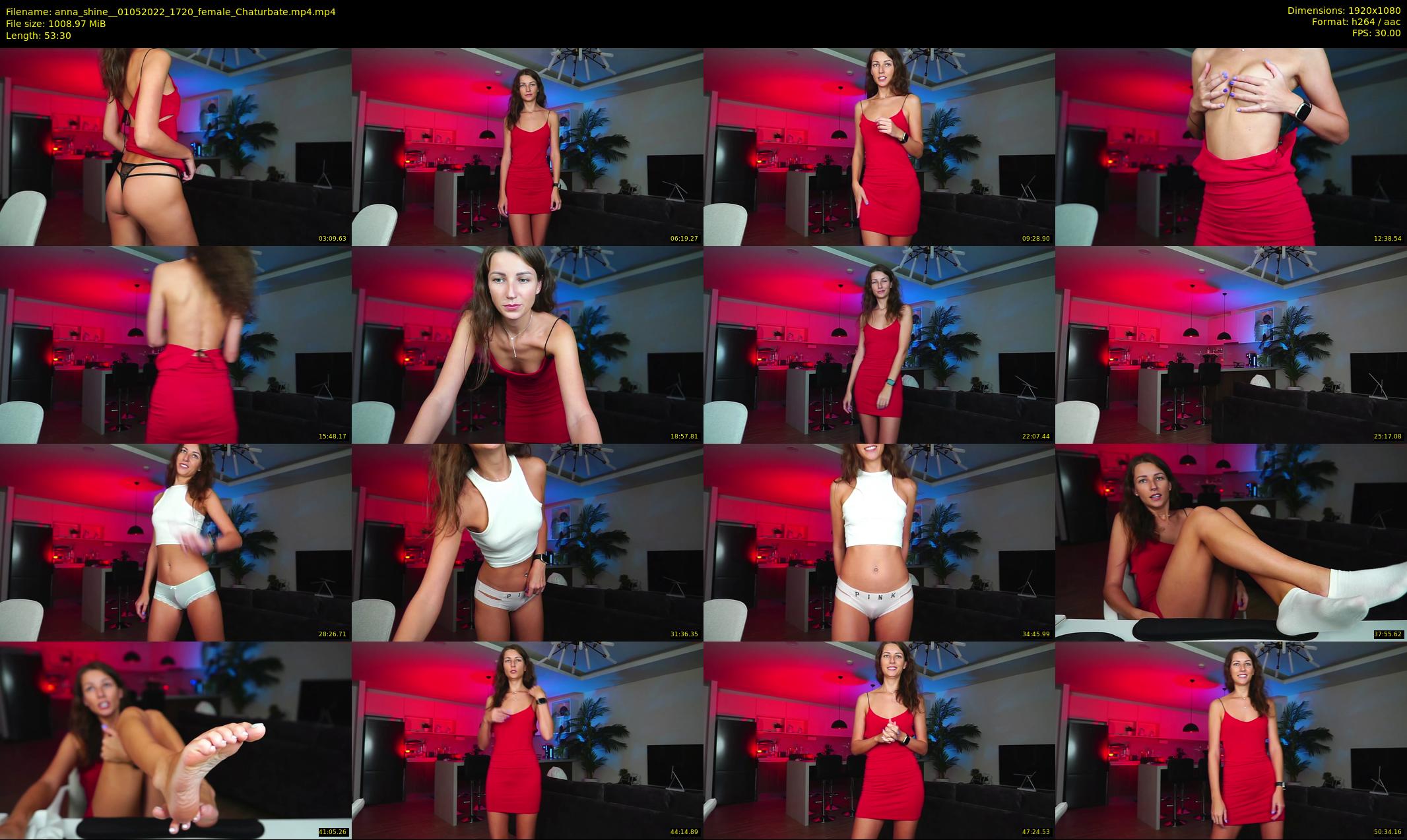 anna_shine_ — 54 minute Chaturbate female cam show recording, 1080p, May 1, 2022