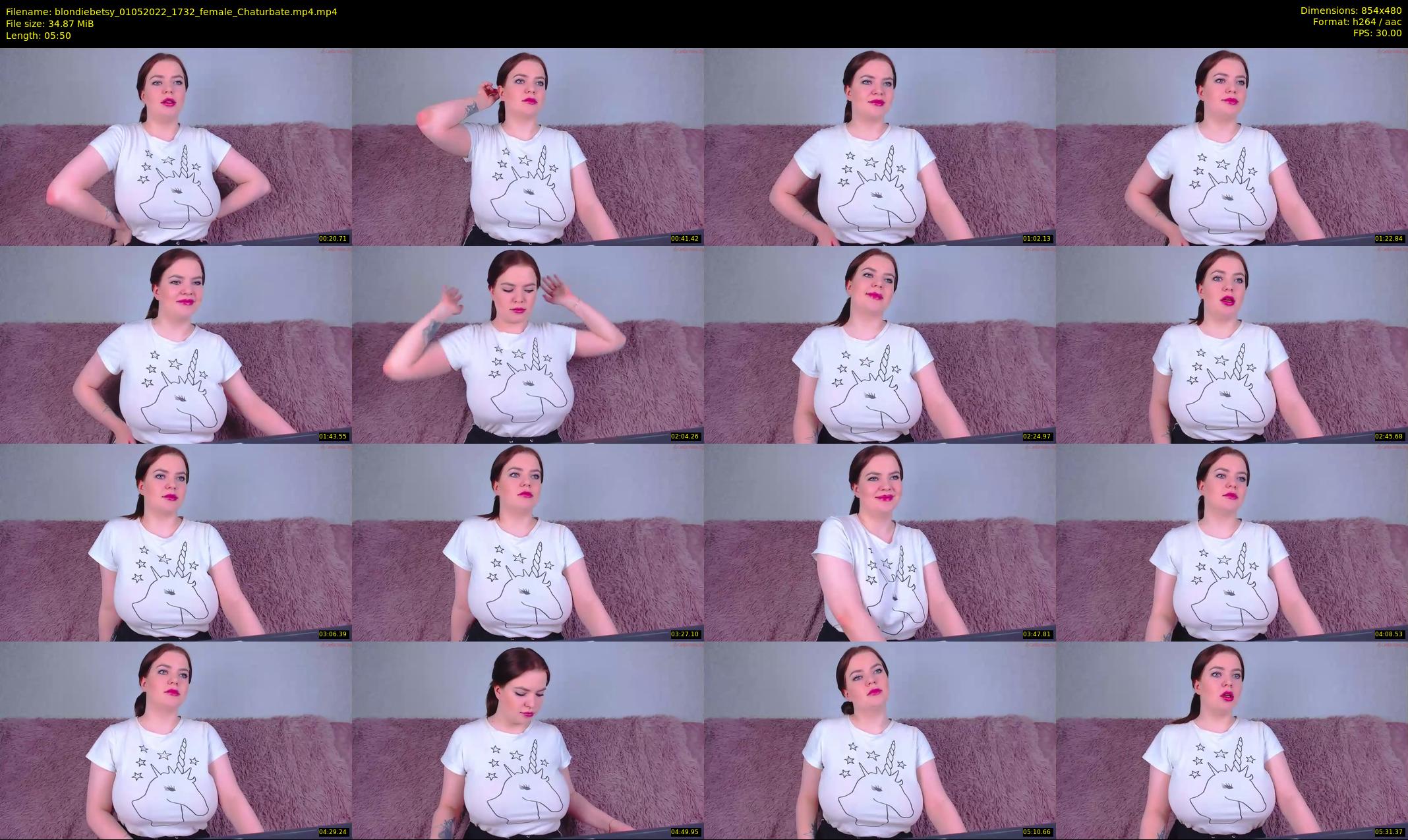 blondiebetsy — 6 minute Chaturbate female cam show recording, 480p, May 1, 2022