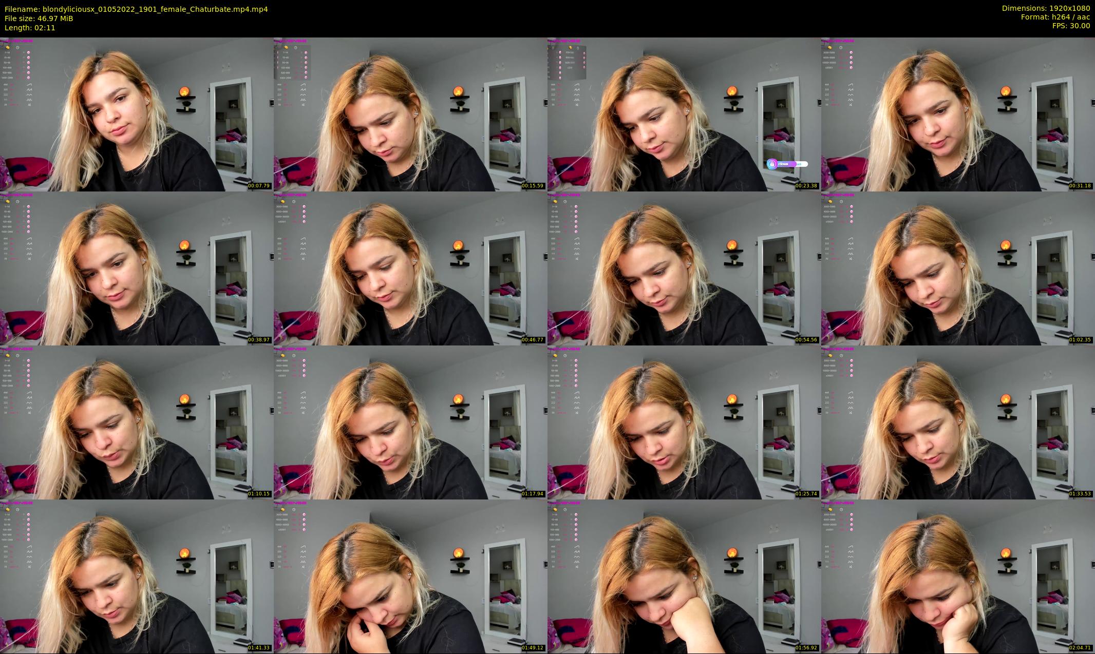 blondyliciousx — 3 minute Chaturbate female cam show recording, 1080p, May 1, 2022