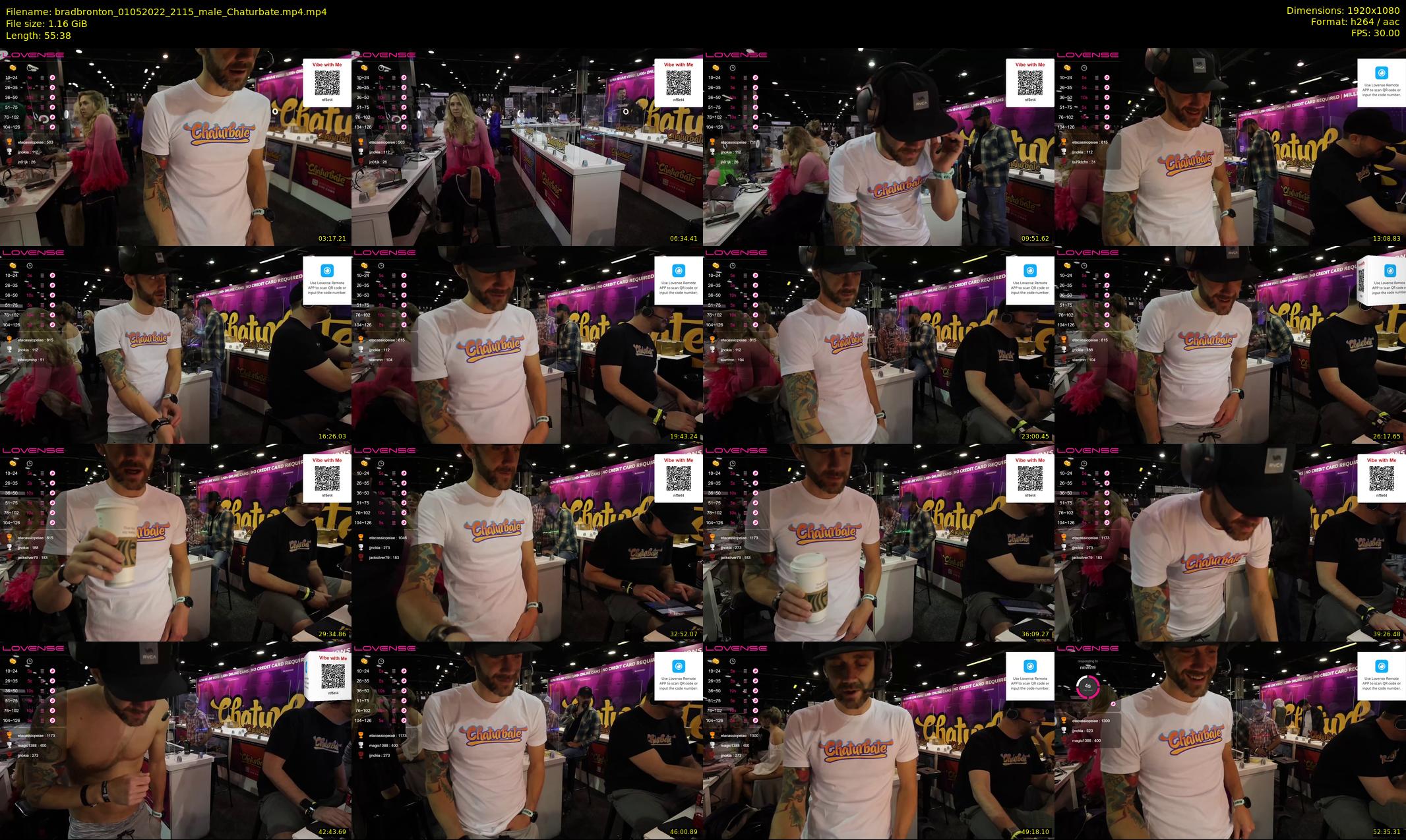 bradbronton — 56 minute Chaturbate male cam show recording, 1080p, May 1, 2022