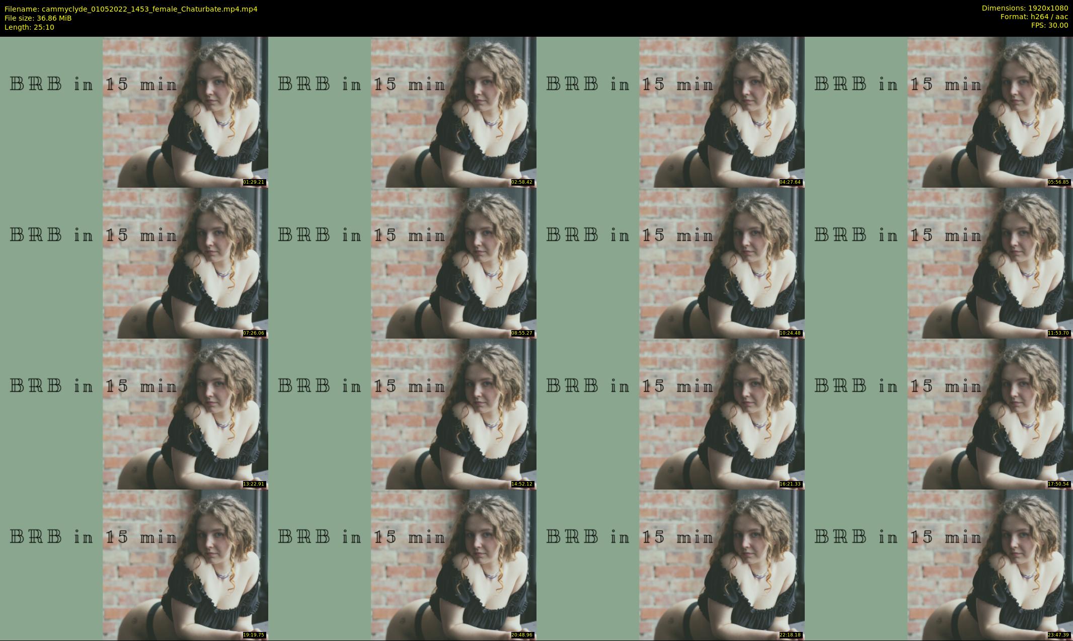 cammyclyde — 26 minute Chaturbate female cam show recording, 1080p, May 1, 2022