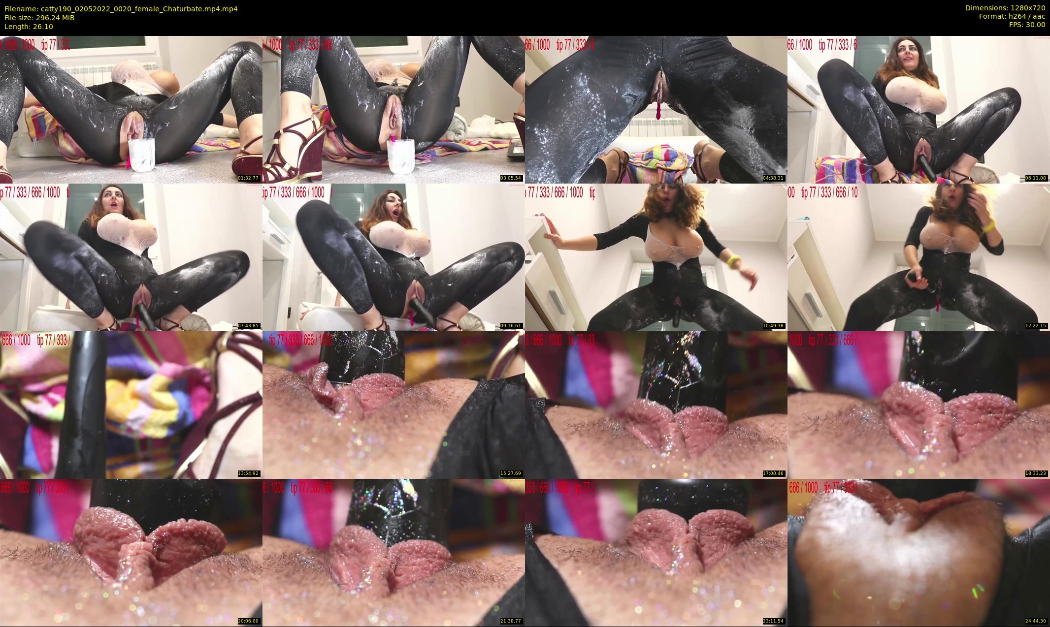 catty190 — 27 minute Chaturbate female cam show recording, 720p, May 2, 2022