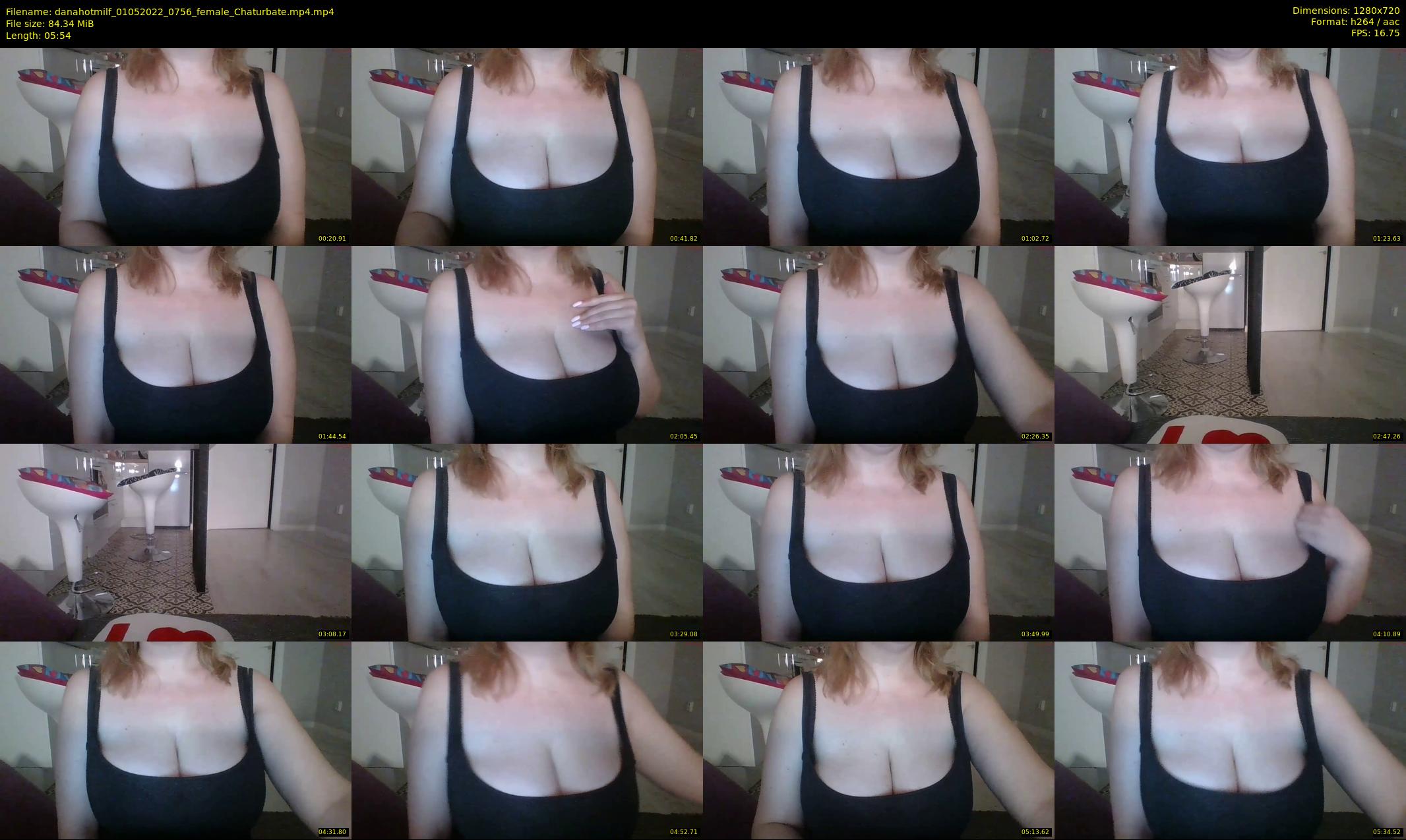 danahotmilf — 6 minute Chaturbate female cam show recording, 720p, May 1, 2022