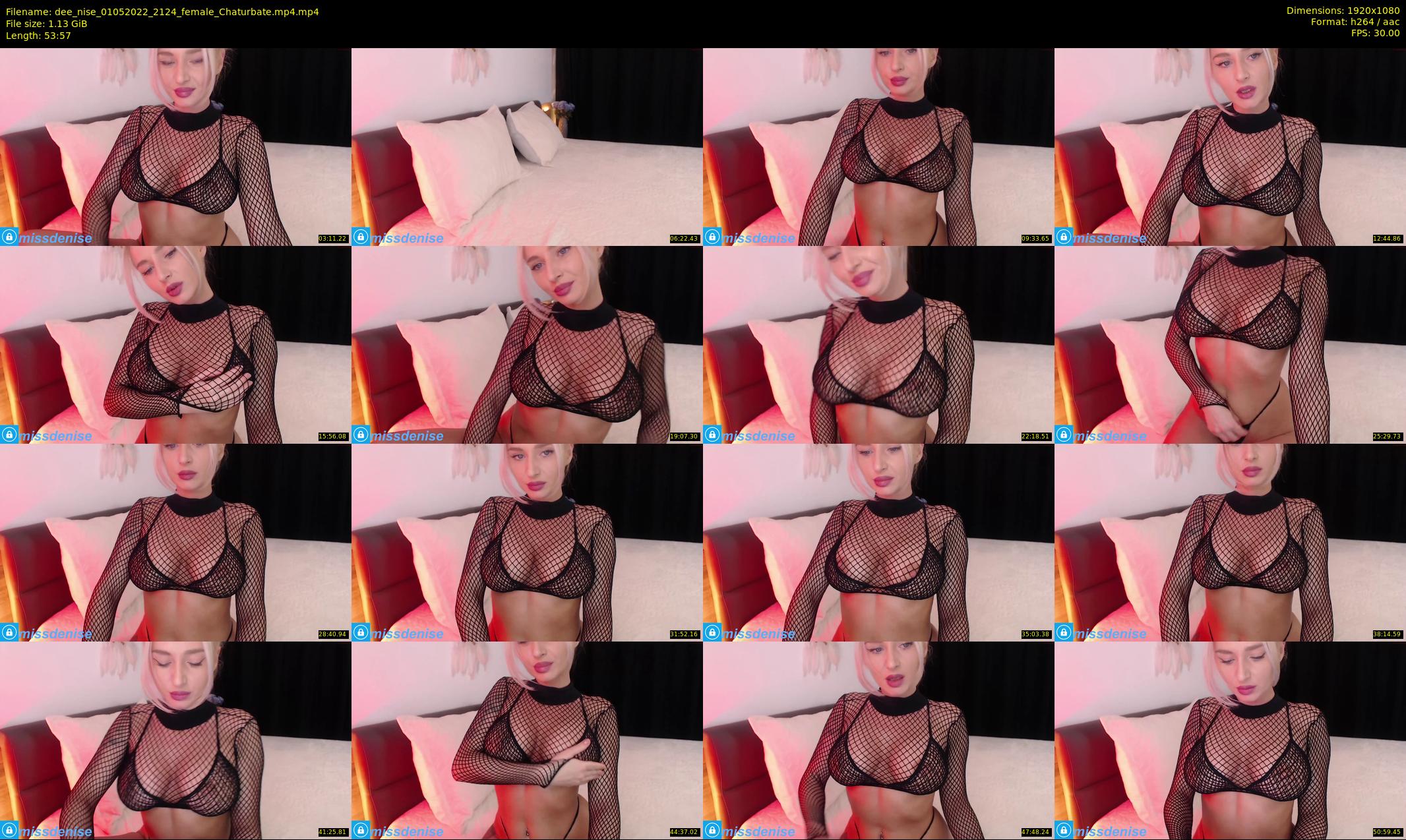 dee_nise — 54 minute Chaturbate female cam show recording, 1080p, May 1, 2022