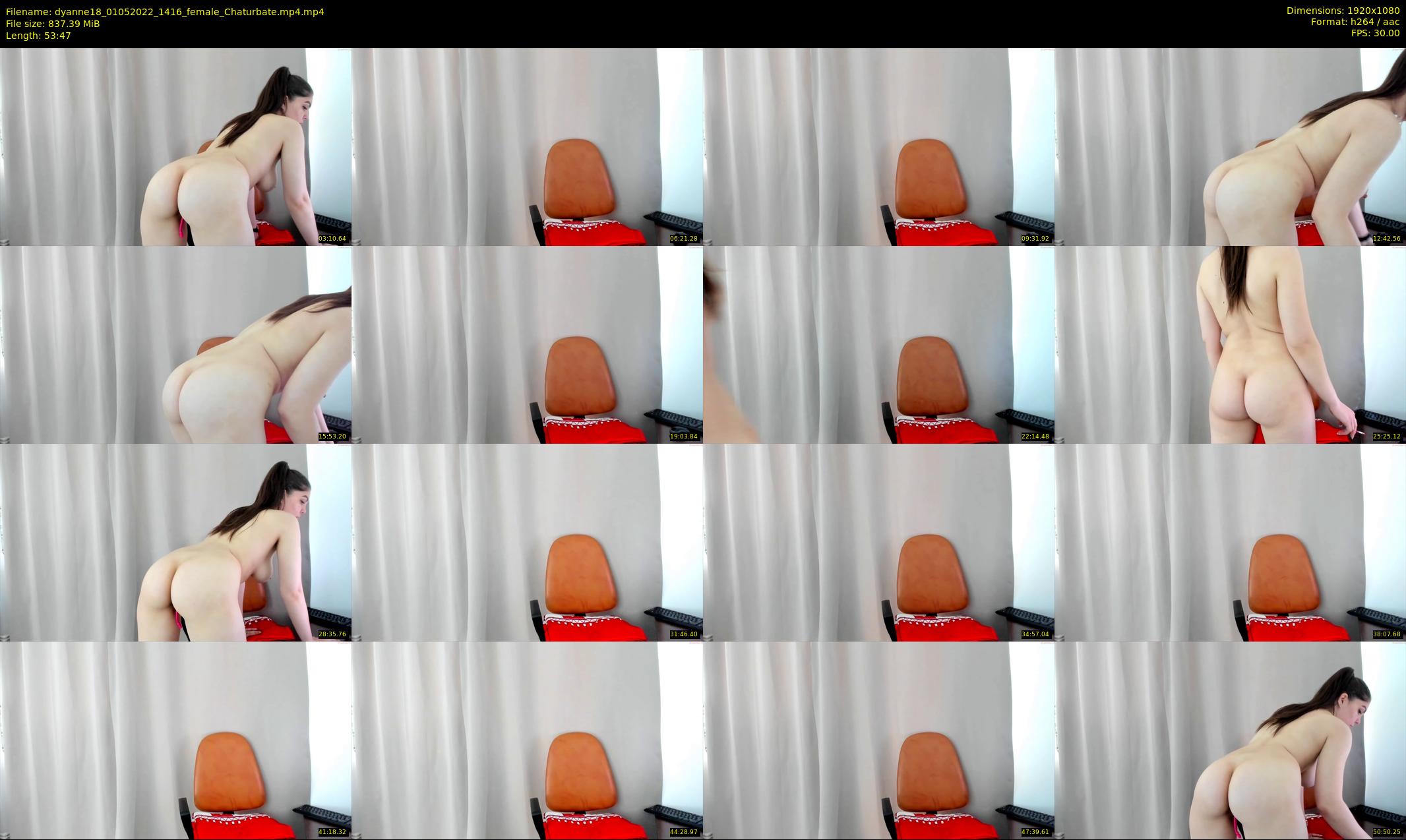 dyanne18 — 54 minute Chaturbate female cam show recording, 1080p, May 1, 2022