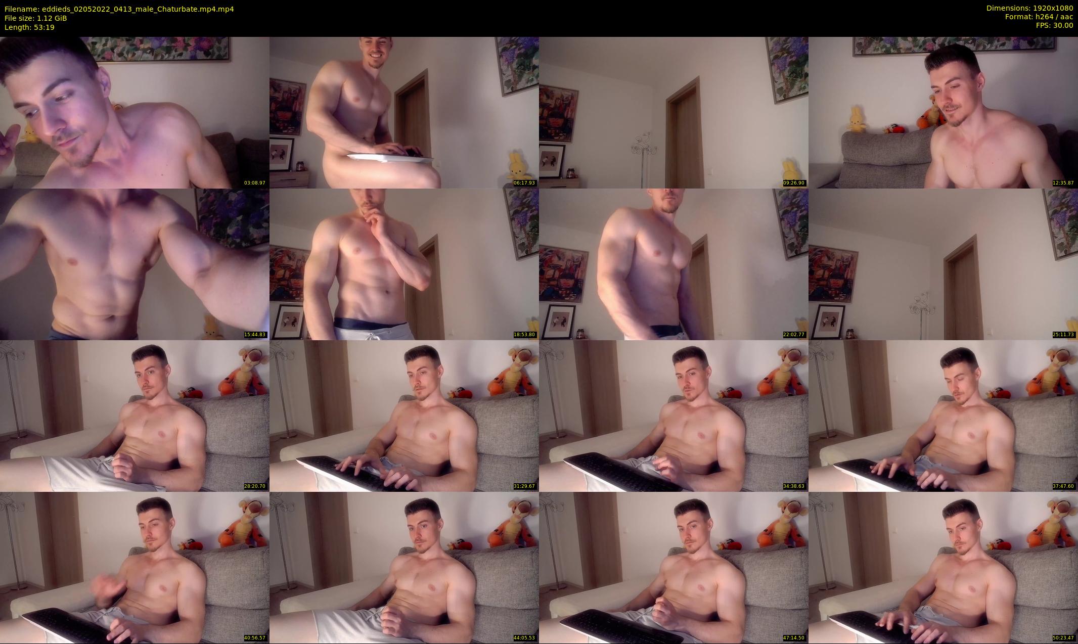 eddieds — 54 minute Chaturbate male cam show recording, 1080p, May 2, 2022