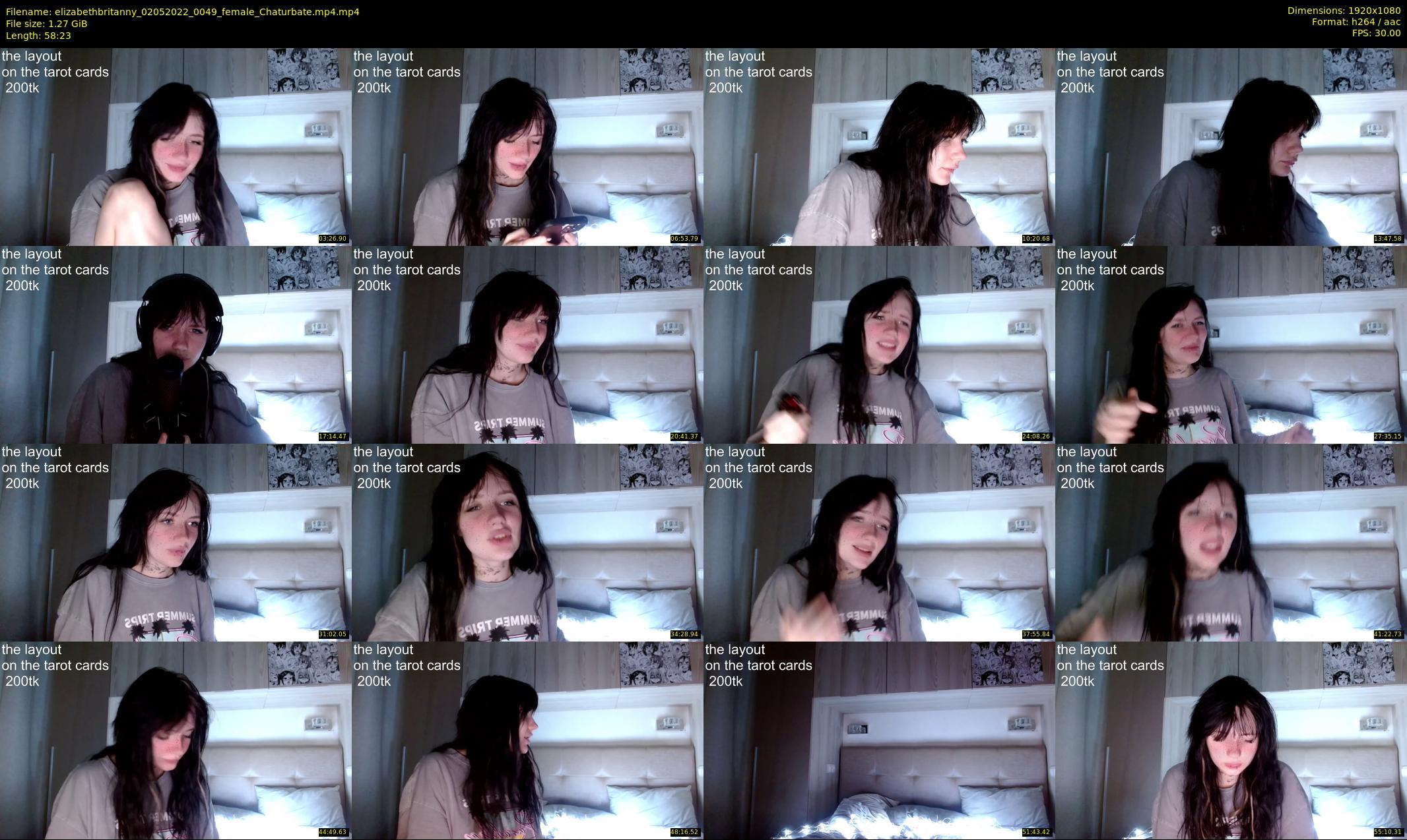 elizabethbritanny — 59 minute Chaturbate female cam show recording, 1080p, May 2, 2022