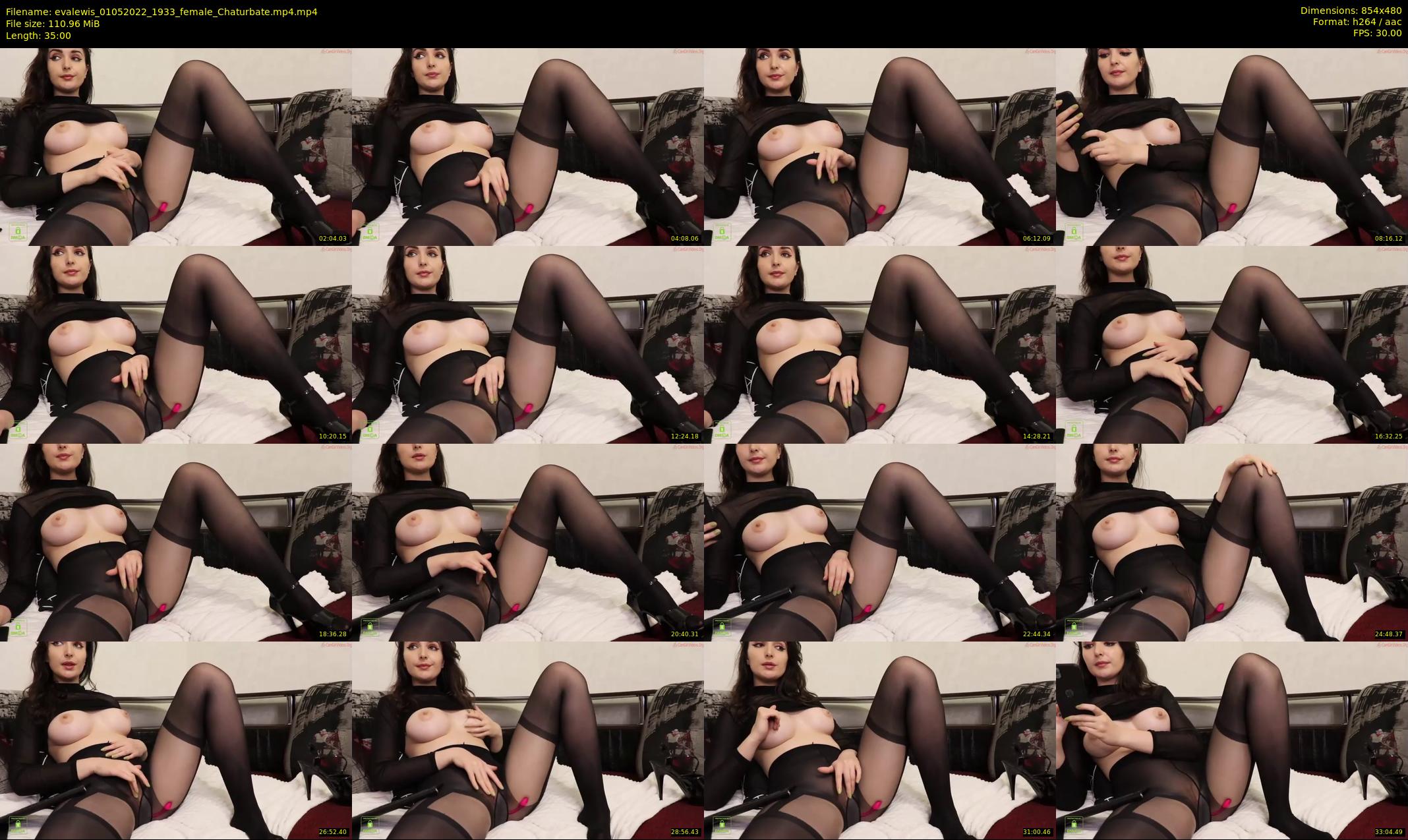 evalewis — 35 minute Chaturbate female cam show recording, 480p, May 1, 2022