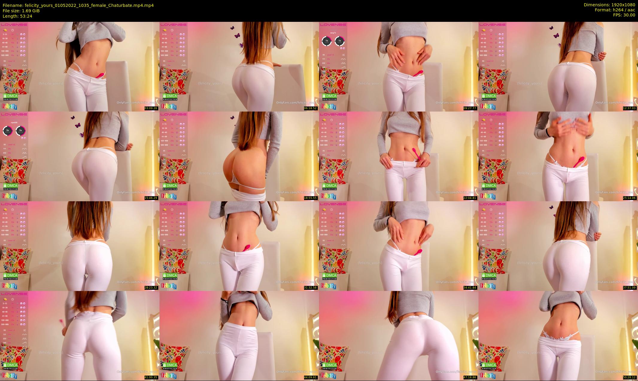 felicity_yours — 54 minute Chaturbate female cam show recording, 1080p, May 1, 2022