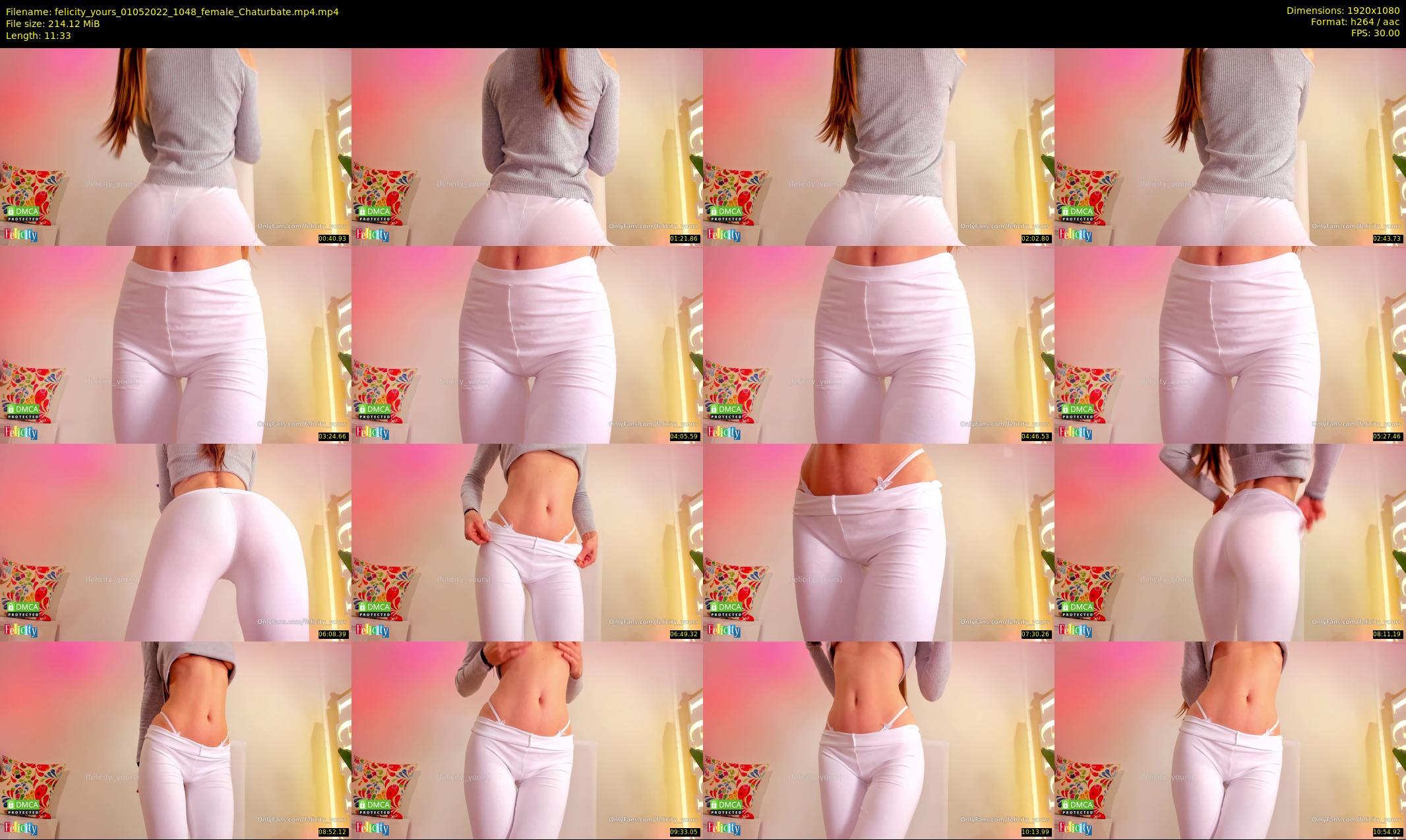 felicity_yours — 12 minute Chaturbate female cam show recording, 1080p, May 1, 2022