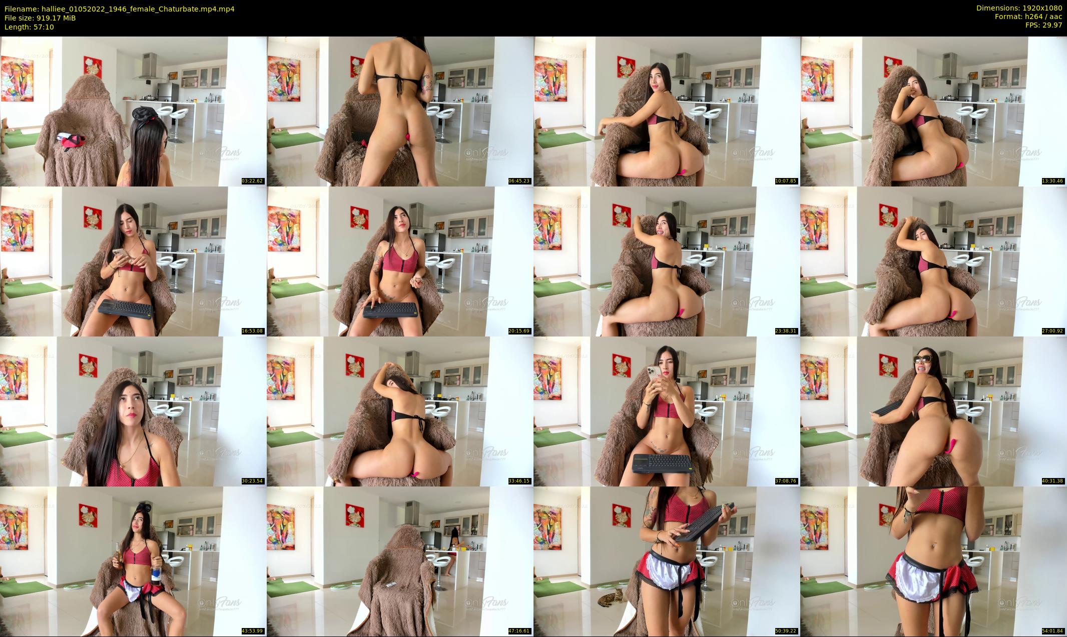 halliee — 58 minute Chaturbate couple cam show recording, 1080p, May 1, 2022