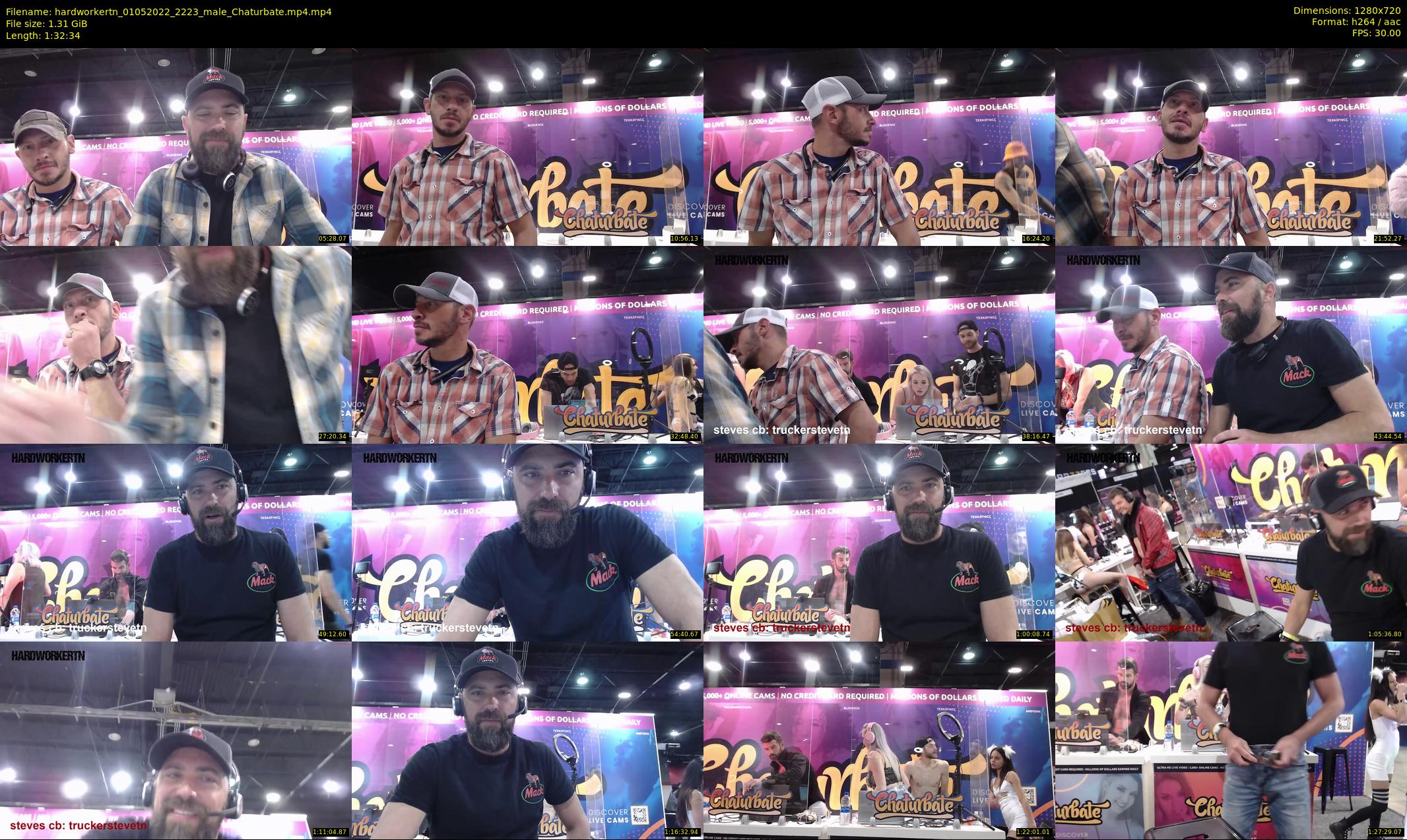 hardworkertn — 93 minute Chaturbate male cam show recording, 720p, May 1, 2022