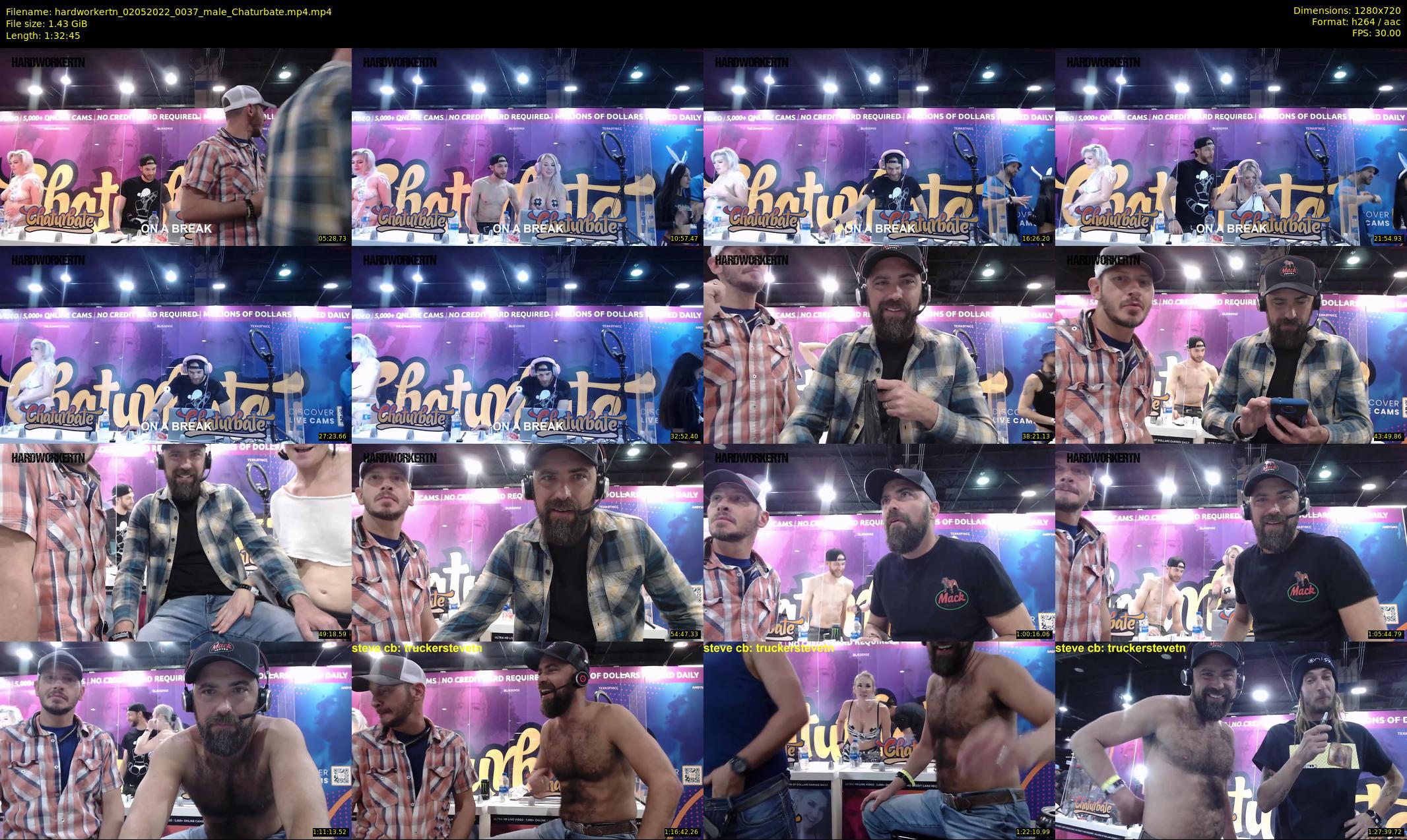 hardworkertn — 93 minute Chaturbate male cam show recording, 720p, May 2, 2022