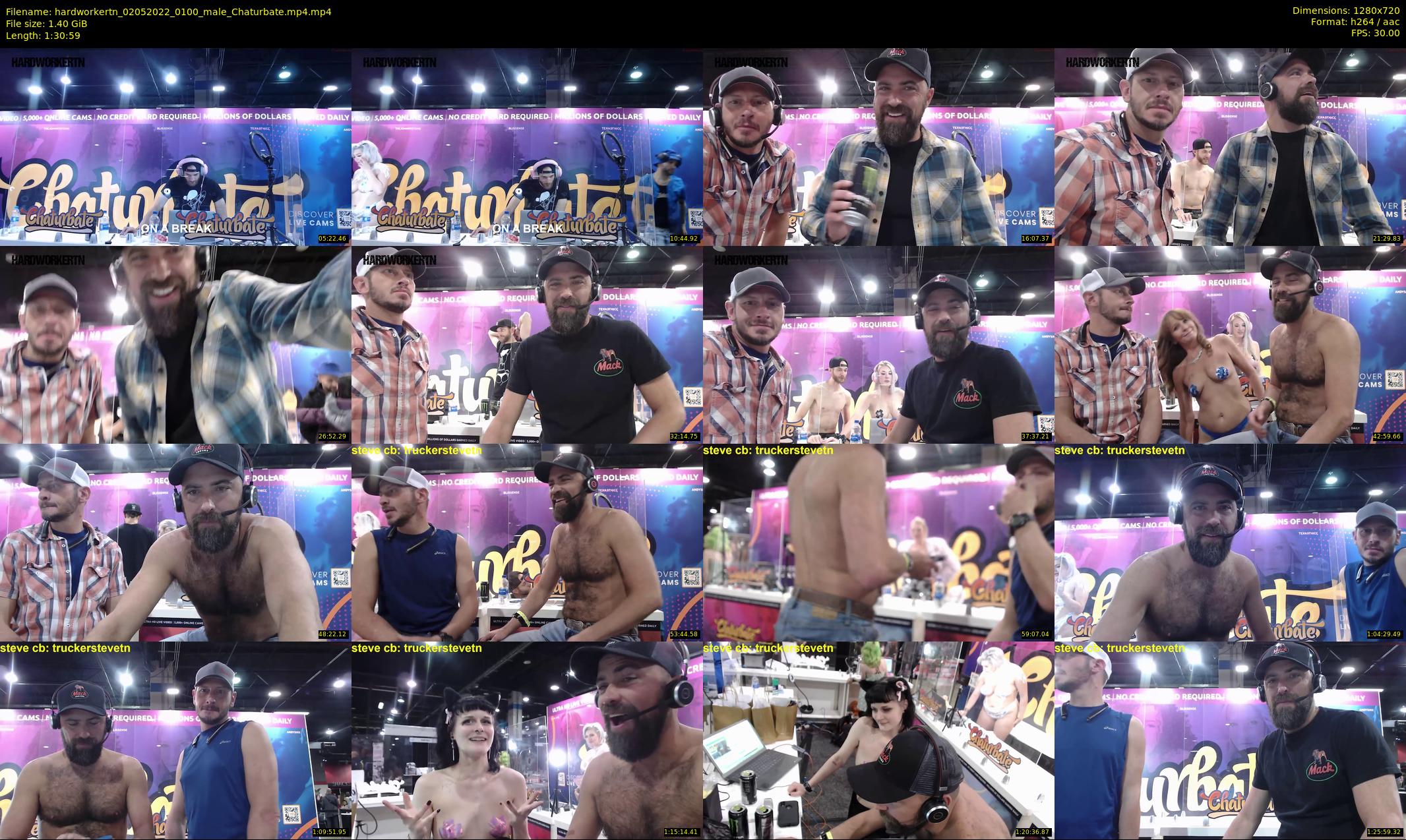 hardworkertn — 91 minute Chaturbate male cam show recording, 720p, May 2, 2022