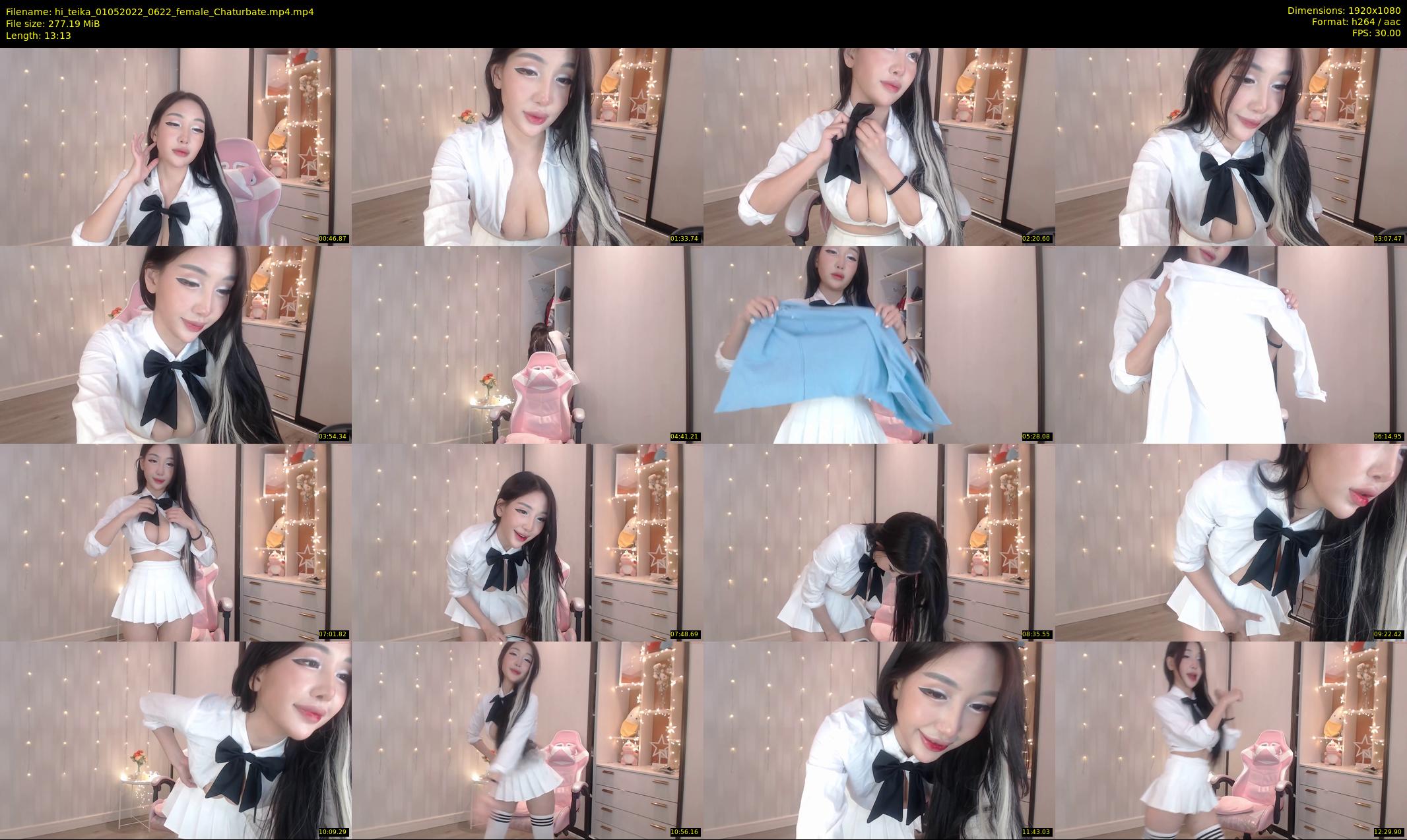 hi_teika — 14 minute Chaturbate female cam show recording, 1080p, May 1, 2022