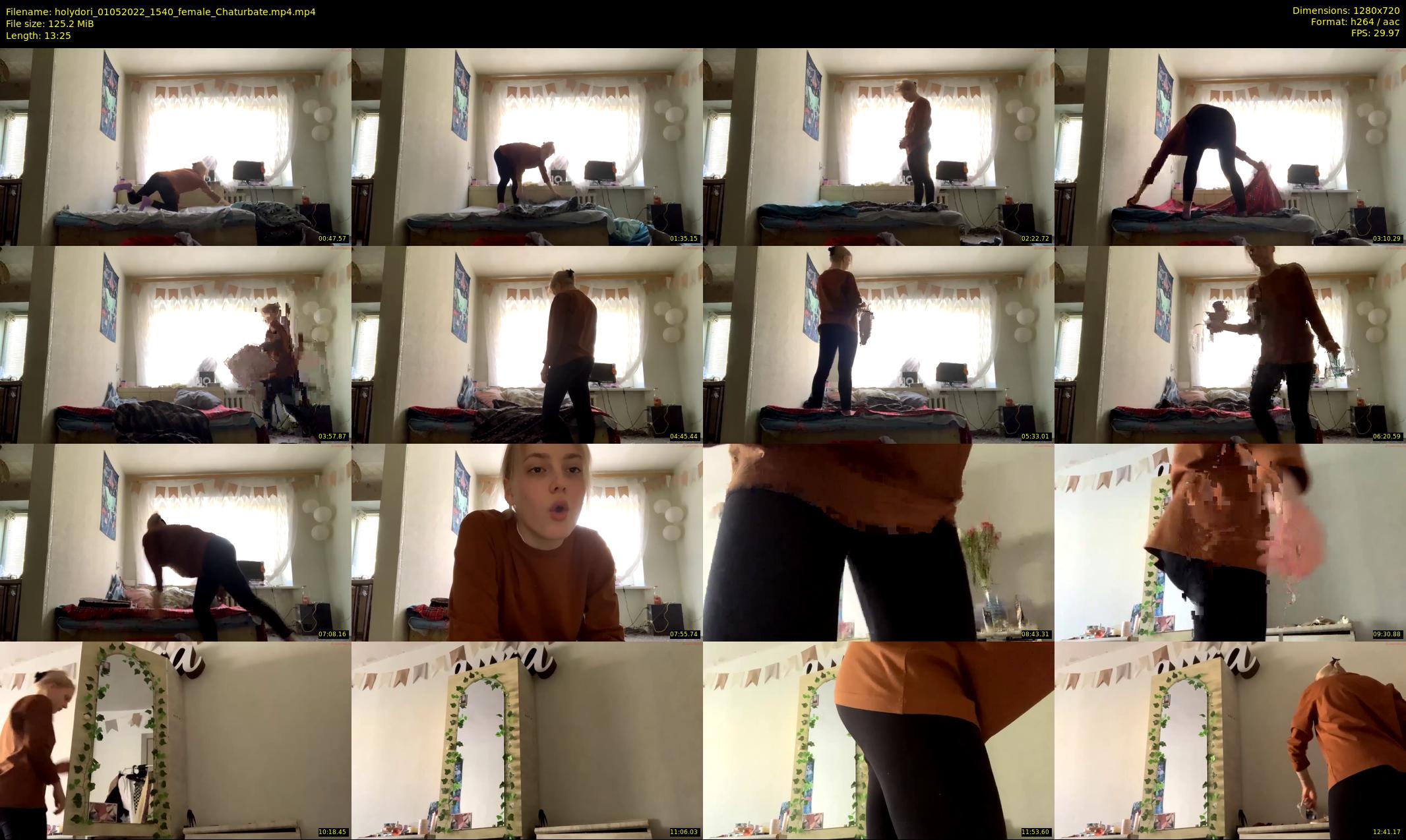 holydori — 14 minute Chaturbate female cam show recording, 720p, May 1, 2022