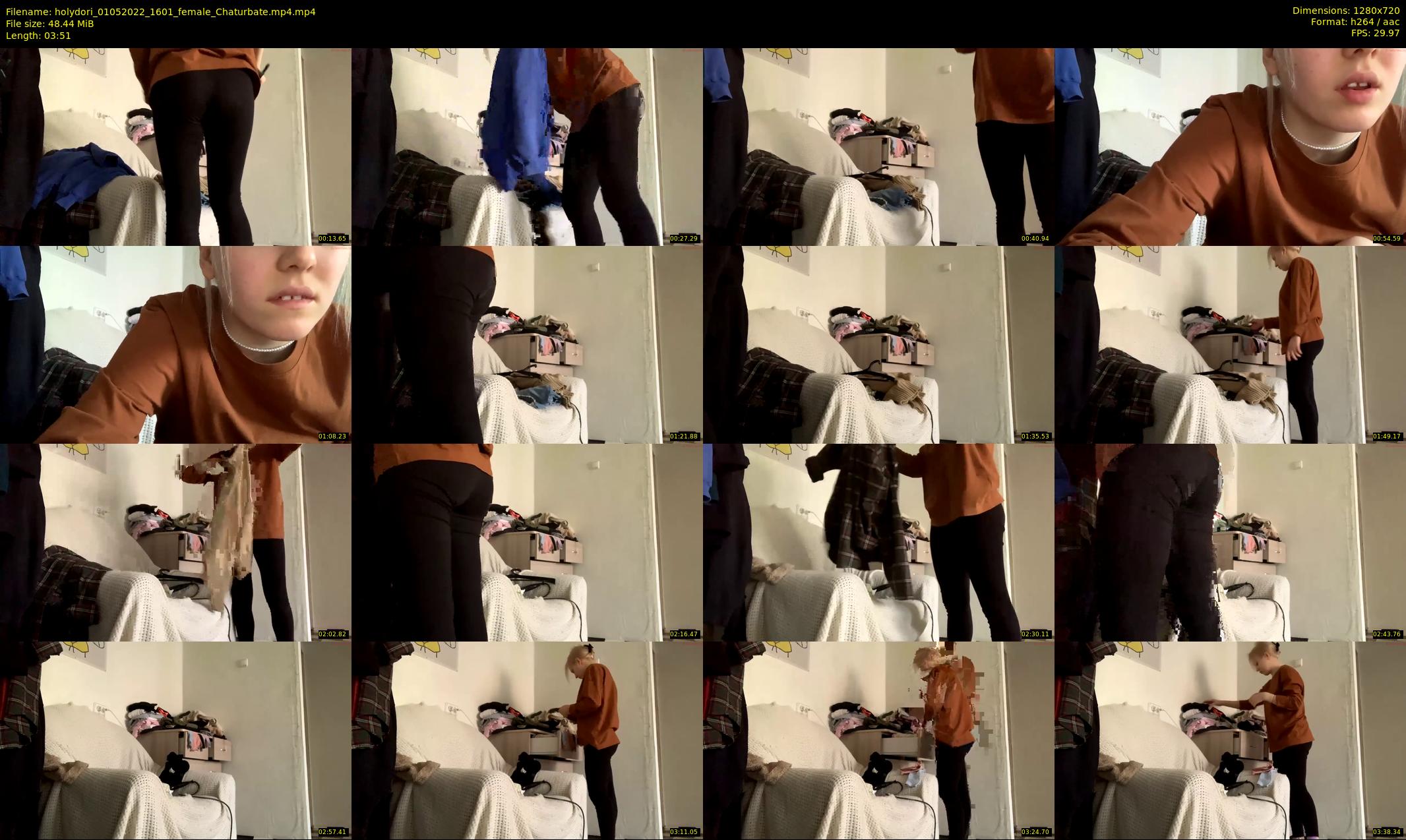 holydori — 4 minute Chaturbate female cam show recording, 720p, May 1, 2022