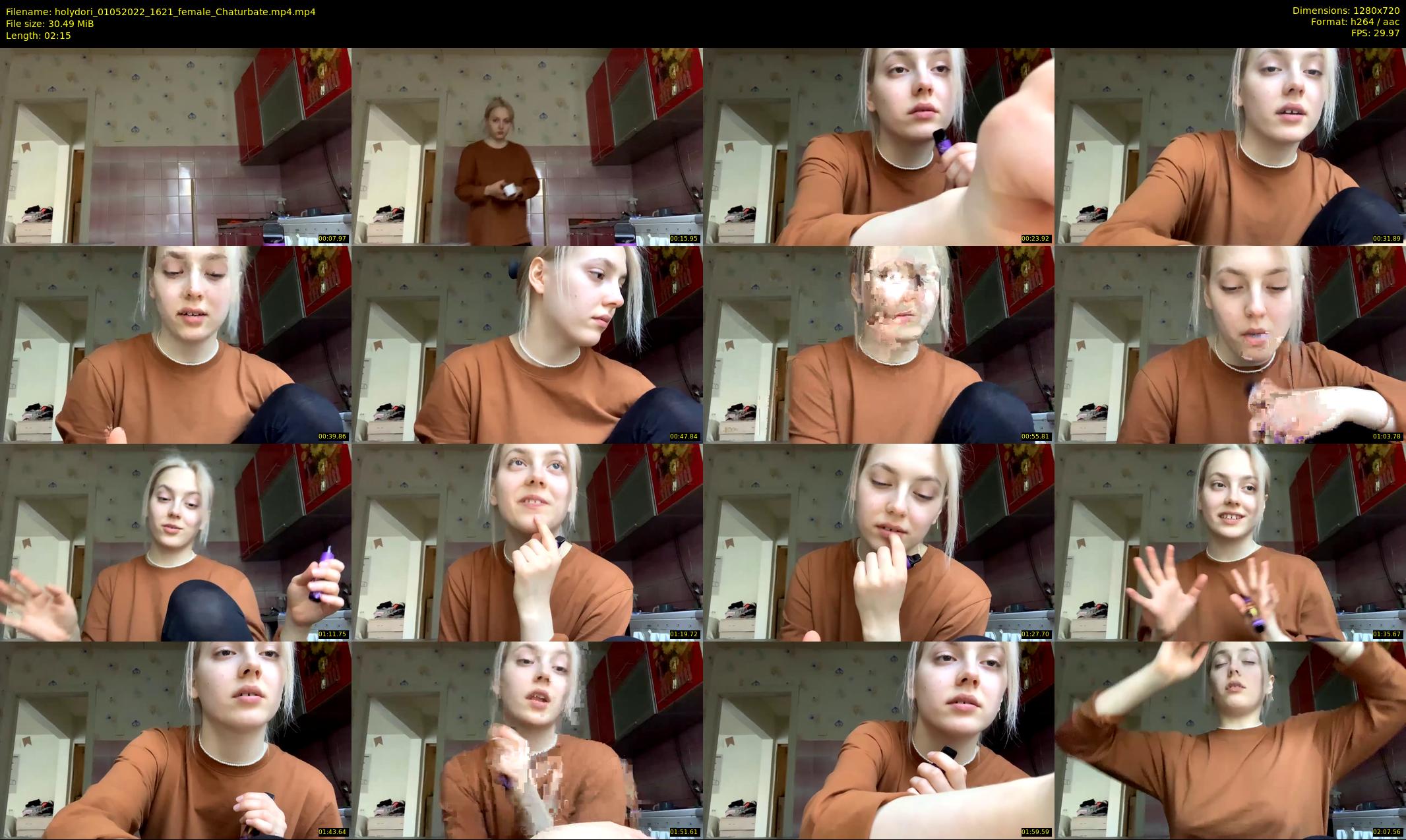 holydori — 3 minute Chaturbate female cam show recording, 720p, May 1, 2022