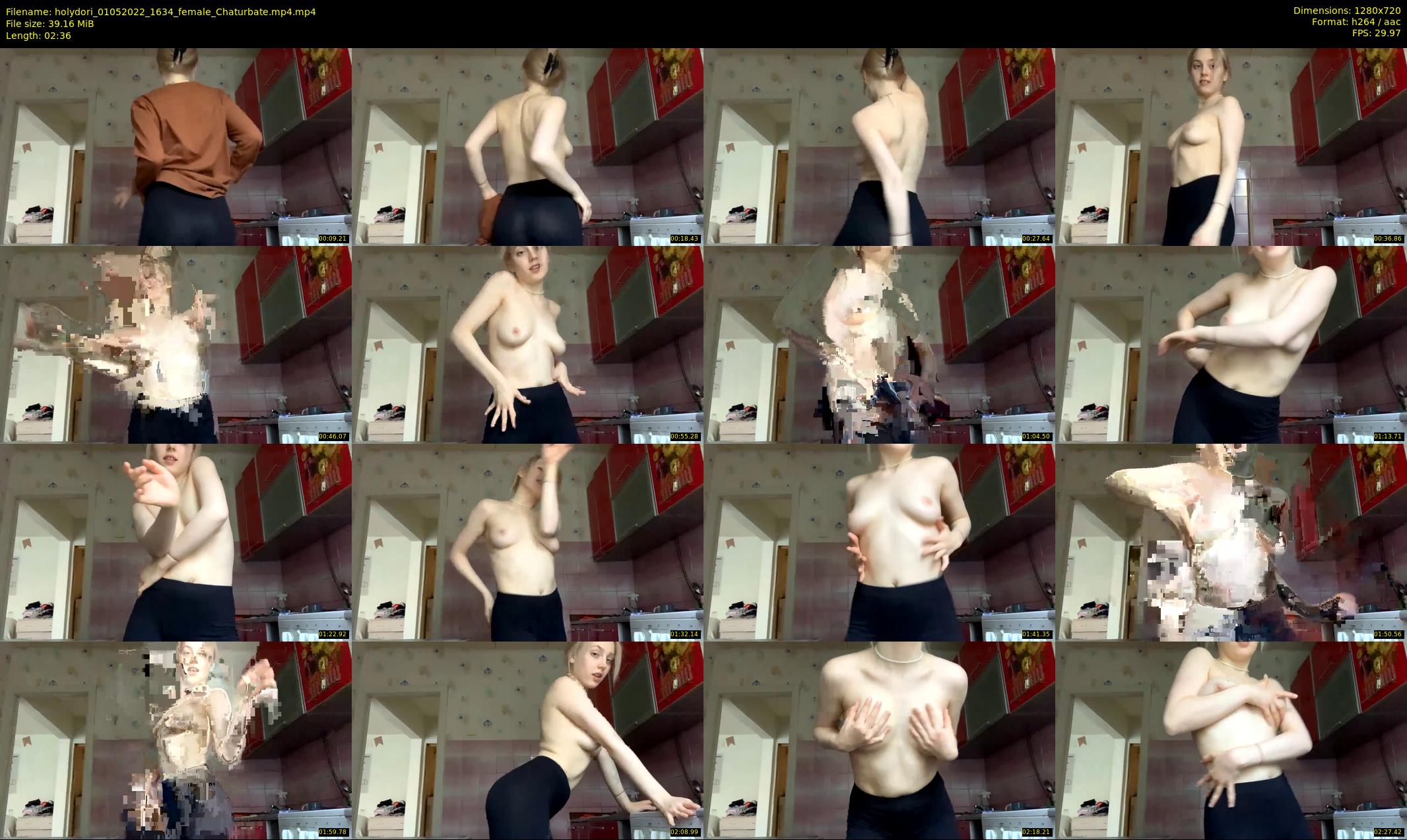 holydori — 3 minute Chaturbate female cam show recording, 720p, May 1, 2022