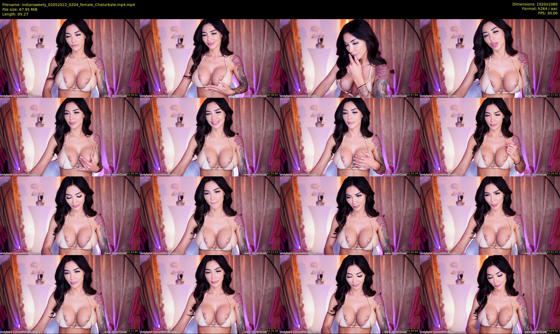 indiansweety — 6 minute Chaturbate female cam show recording, 1080p, May 2, 2022