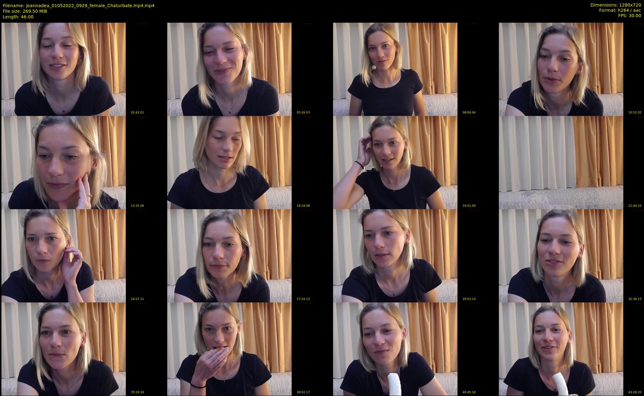 joannadea — 46 minute Chaturbate female cam show recording, 720p, May 1, 2022