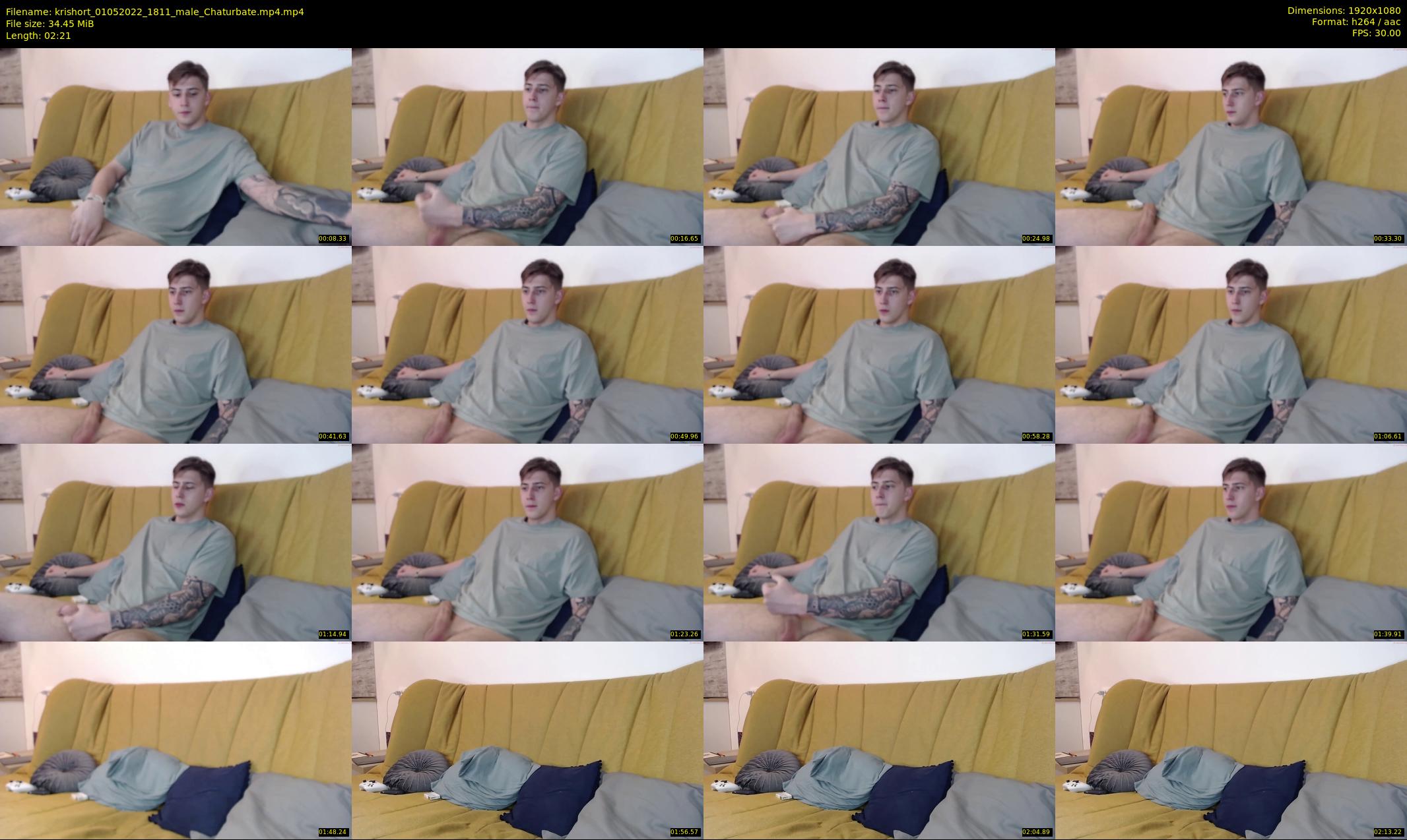 krishort — 3 minute Chaturbate male cam show recording, 1080p, May 1, 2022