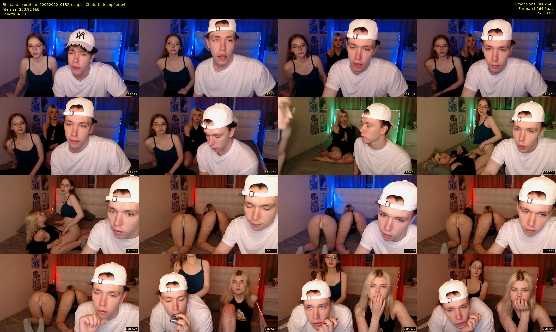 kuroteur — 42 minute Chaturbate couple cam show recording, 480p, May 2, 2022