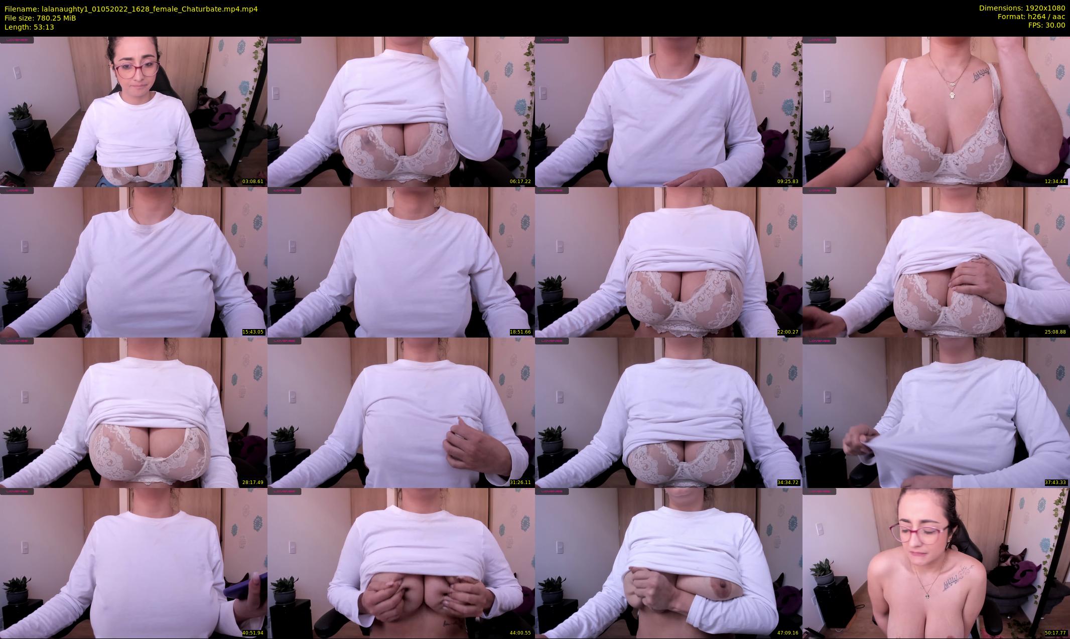 lalanaughty1 — 54 minute Chaturbate female cam show recording, 1080p, May 1, 2022
