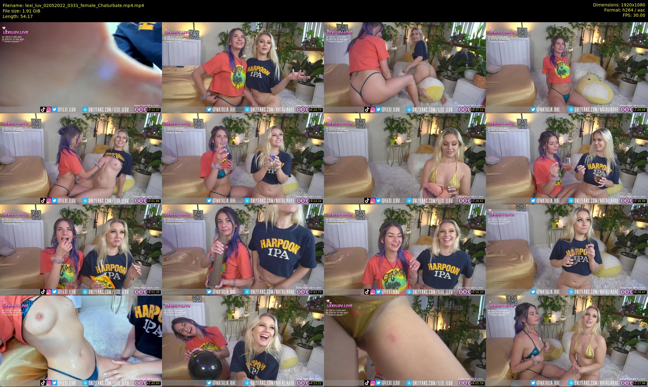 lexi_luv — 55 minute Chaturbate female cam show recording, 1080p, May 2, 2022