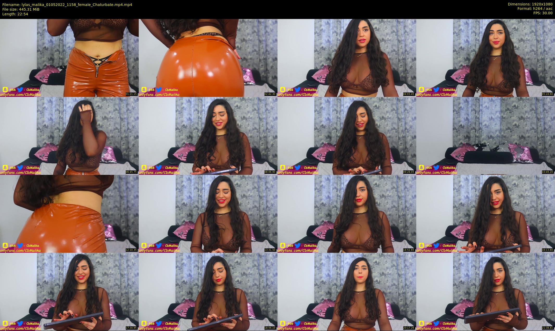 lylas_malika — 23 minute Chaturbate female cam show recording, 1080p, May 1, 2022