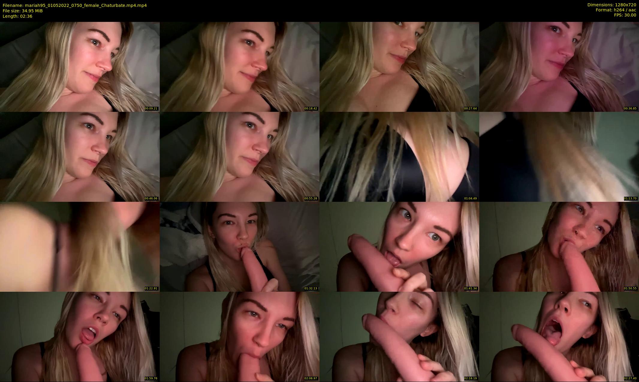 mariah95 — 3 minute Chaturbate female cam show recording, 720p, May 1, 2022