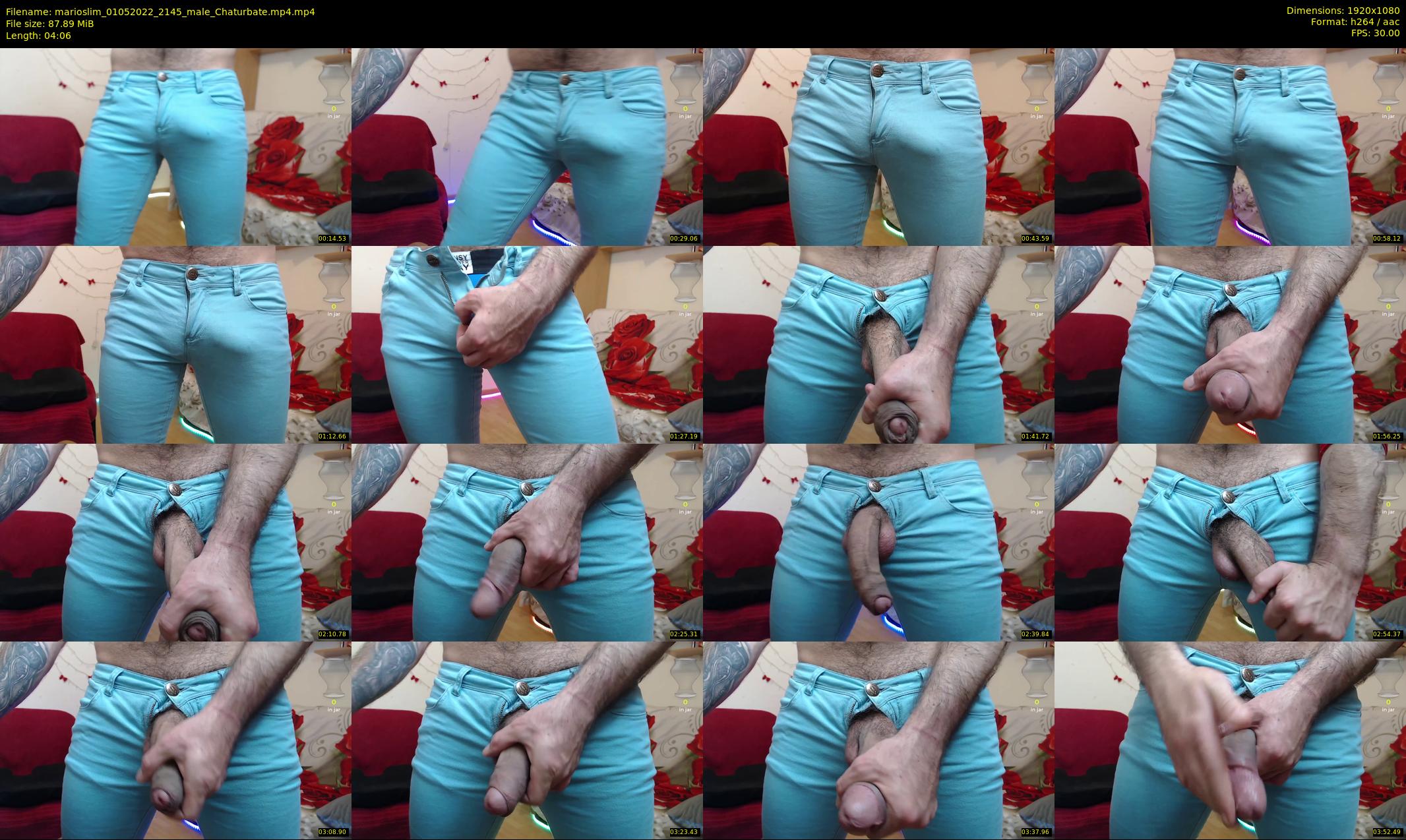 marioslim — 5 minute Chaturbate male cam show recording, 1080p, May 1, 2022