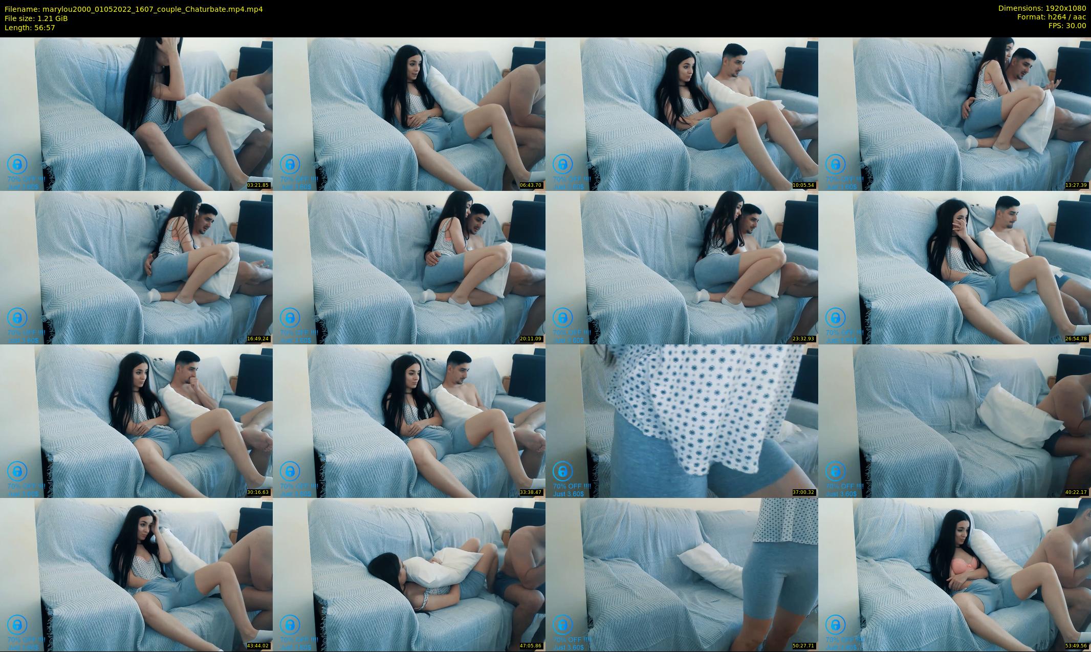 marylou2000 — 57 minute Chaturbate couple cam show recording, 1080p, May 1, 2022