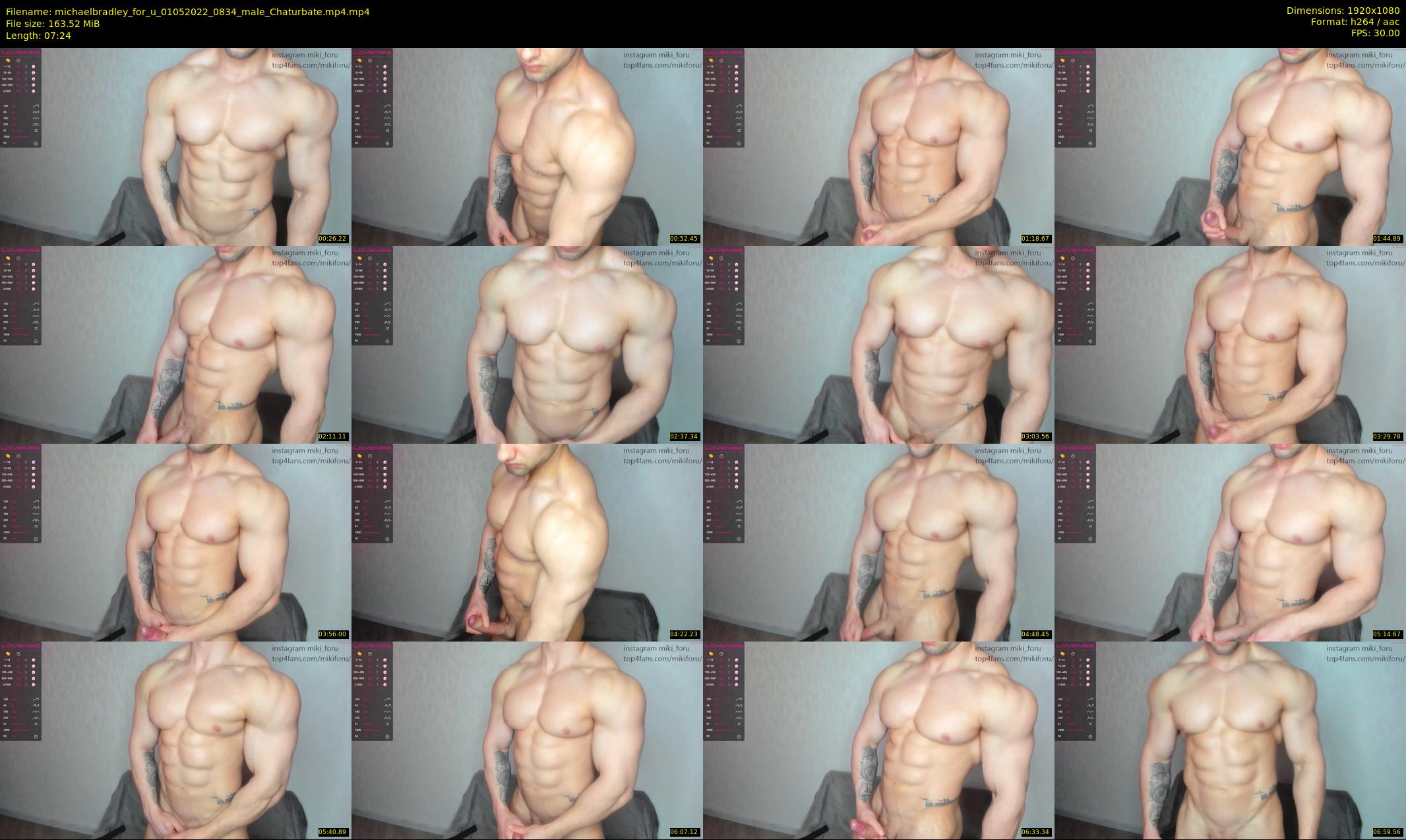michaelbradley_for_u — 8 minute Chaturbate male cam show recording, 1080p, May 1, 2022