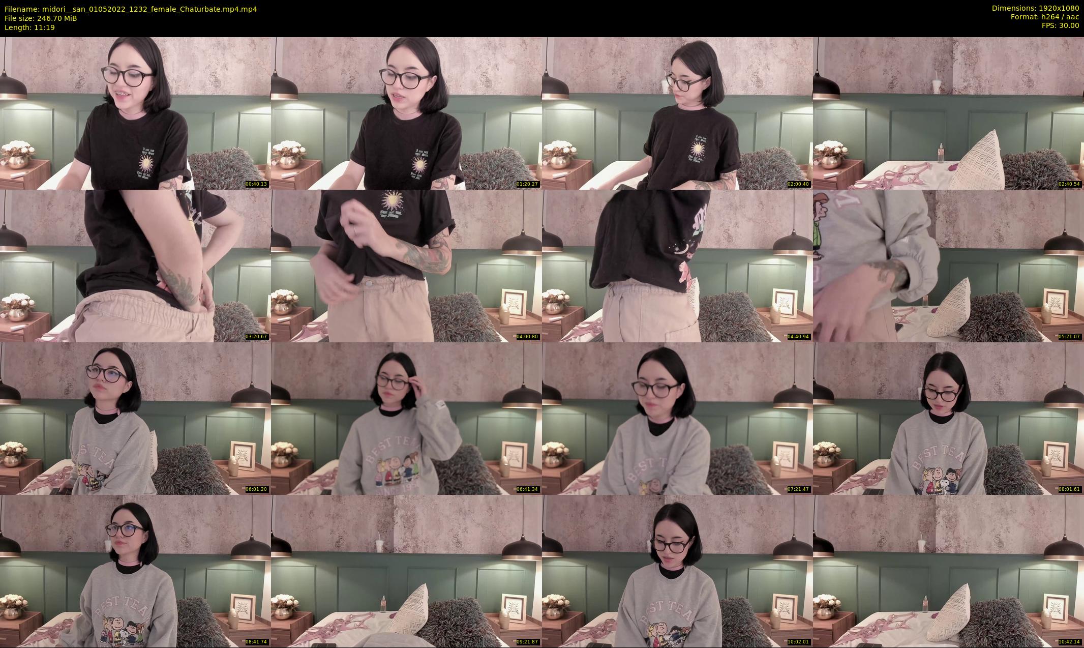 midori__san — 12 minute Chaturbate female cam show recording, 1080p, May 1, 2022