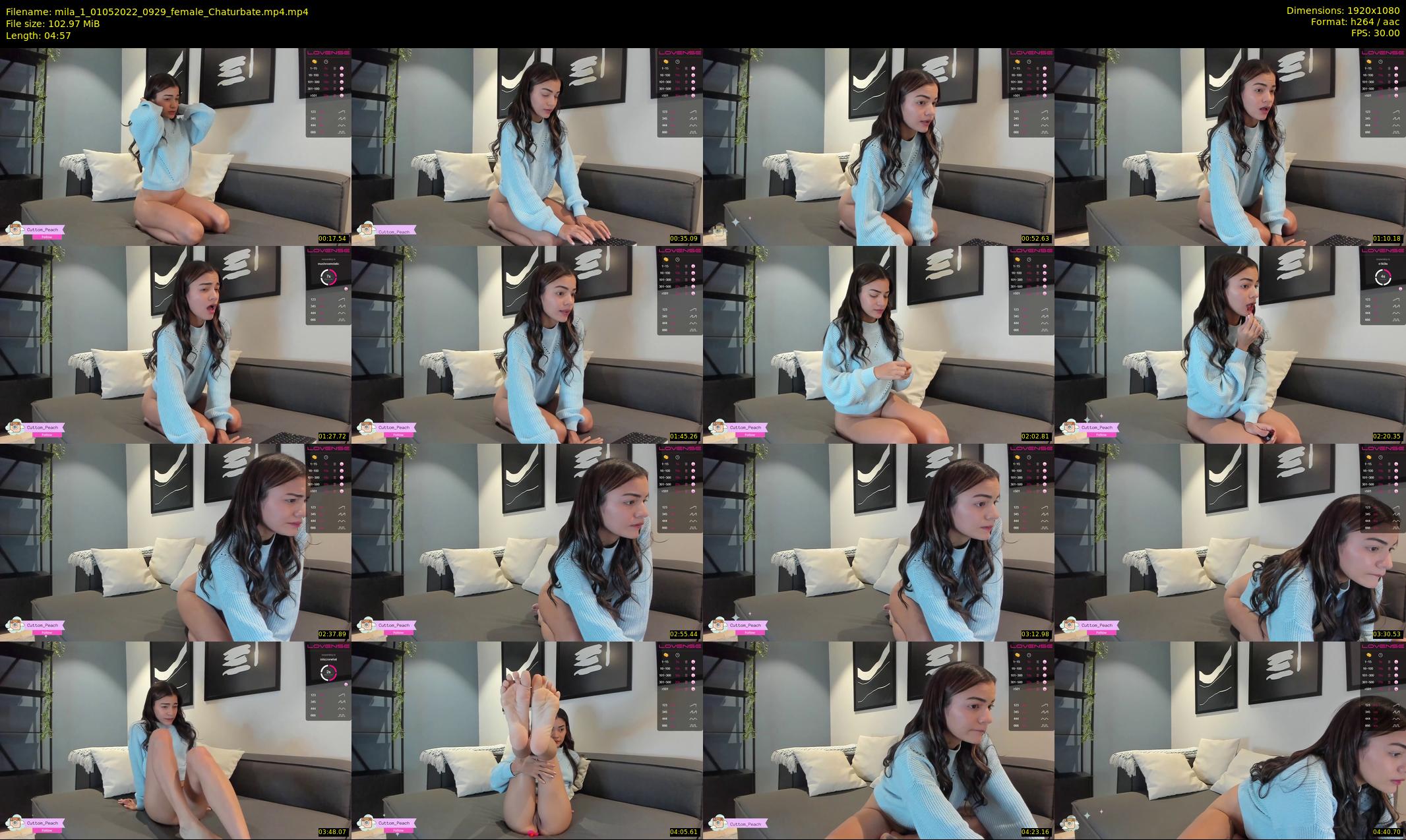 mila_1 — 5 minute Chaturbate female cam show recording, 1080p, May 1, 2022