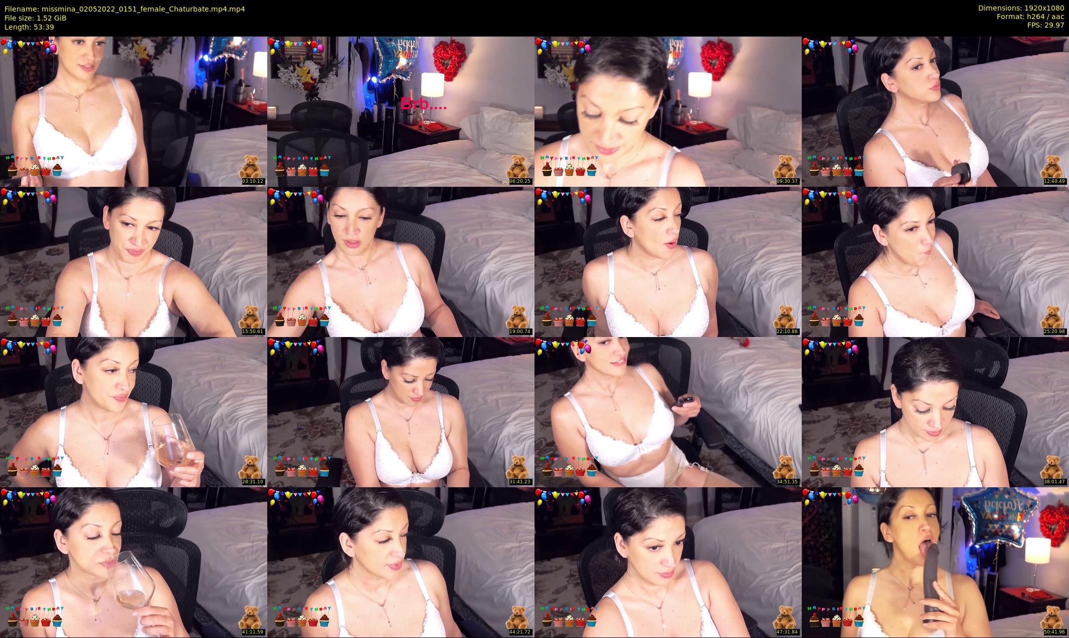 missmina — 54 minute Chaturbate female cam show recording, 1080p, May 2, 2022