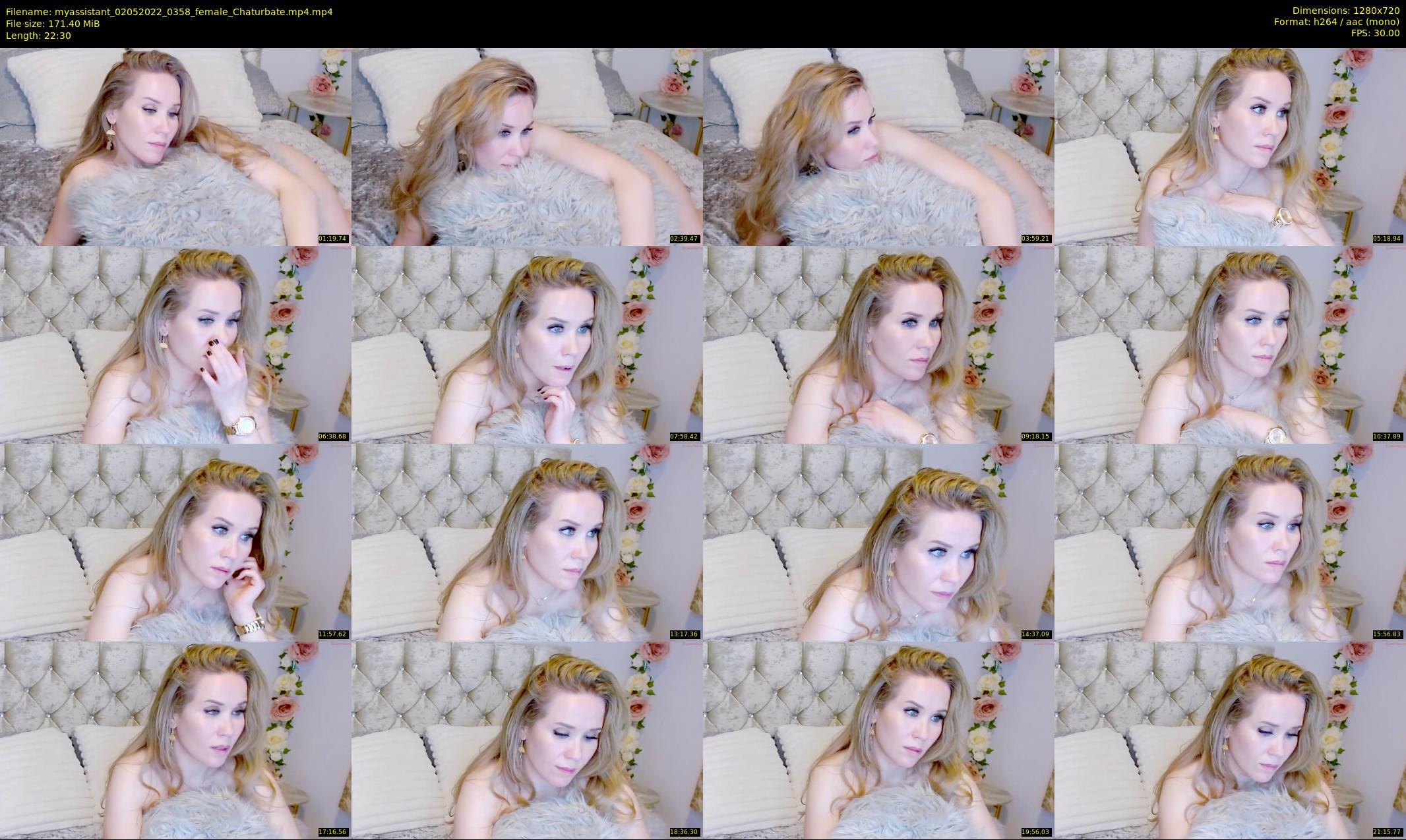 myassistant — 23 minute Chaturbate female cam show recording, 720p, May 2, 2022